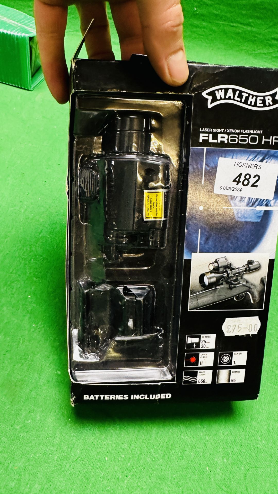 A BOXED WALTHER FLR650HP LASER SIGHT/XEON FLASHLIGHT - Image 4 of 5