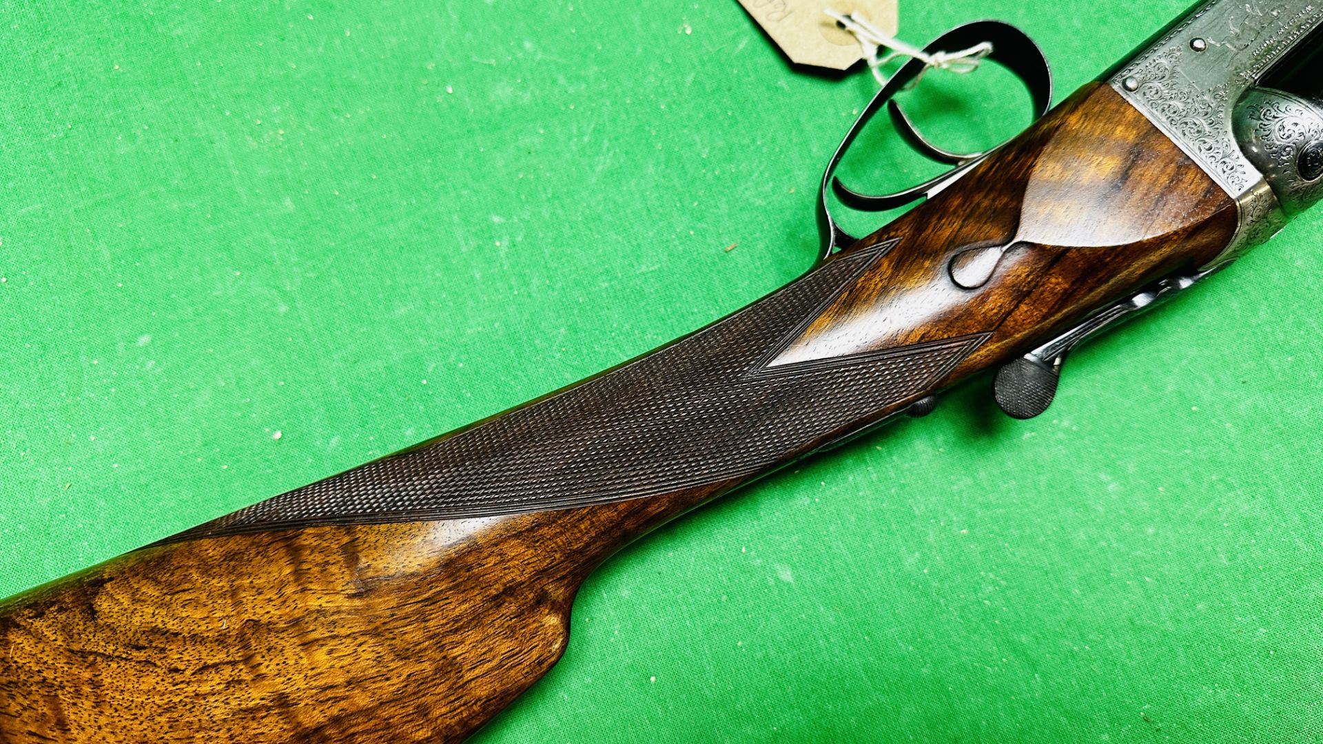 WILLIAM FORD 12 BORE SIDE BY SIDE SHOTGUN #10200, 25" BARRELS, SLEEVED, WITH CHURCHILL RIB, - Image 12 of 22