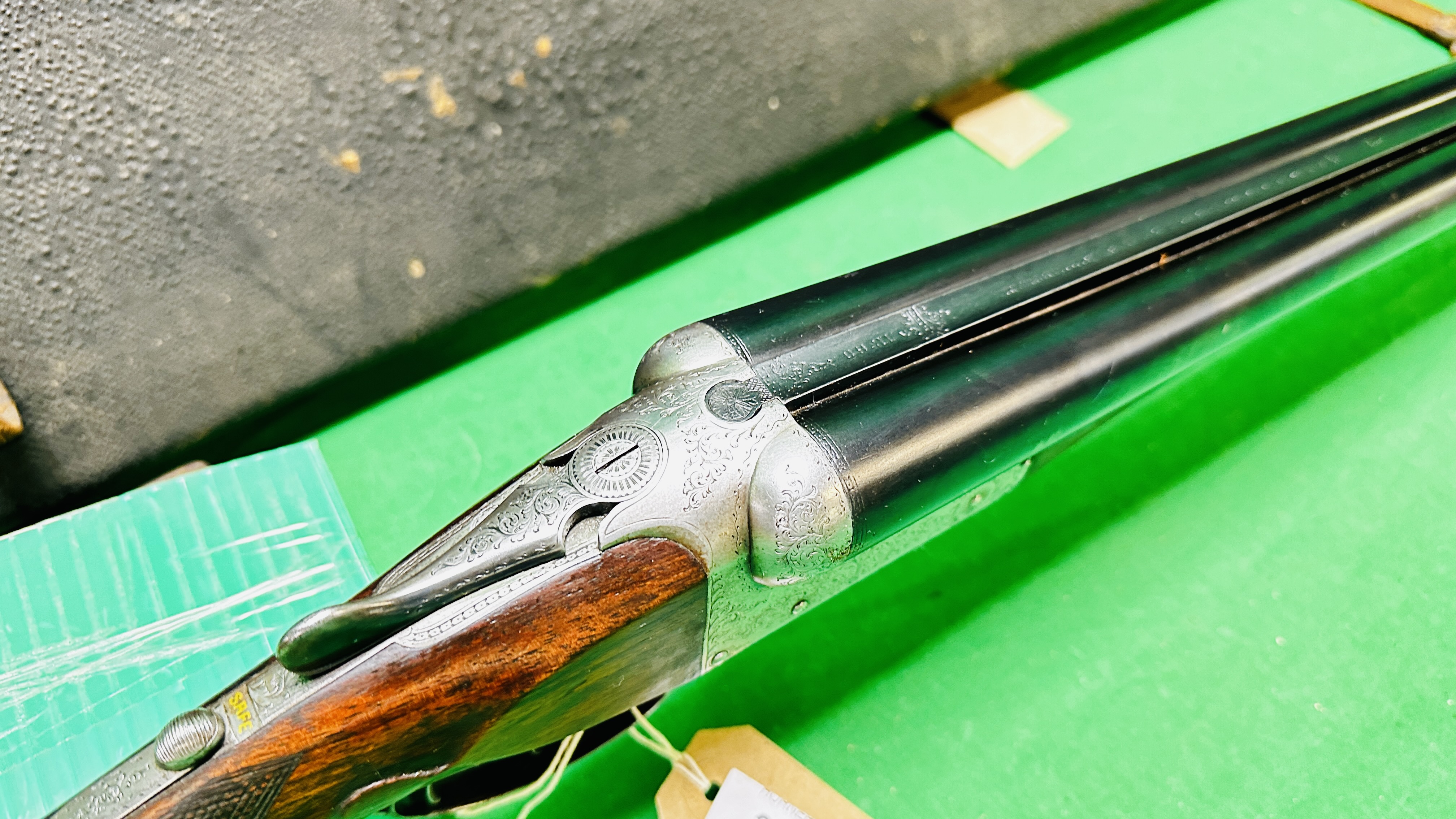 G E LEWIS 12 BORE SIDE BY SIDE SHOTGUN #11760, BOX LOCK EJECTOR, BARREL LENGTH 30", - Bild 3 aus 30