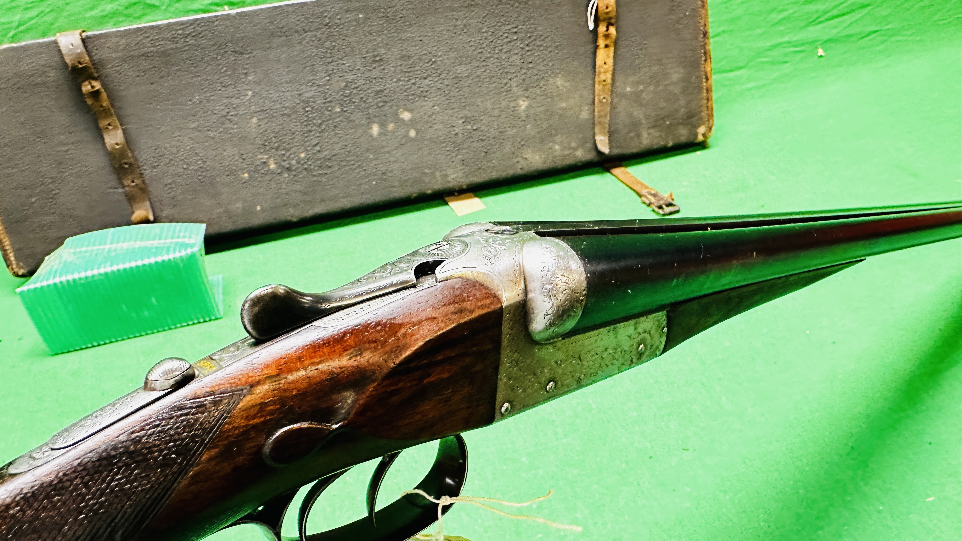 G E LEWIS 12 BORE SIDE BY SIDE SHOTGUN #11760, BOX LOCK EJECTOR, BARREL LENGTH 30", - Bild 22 aus 30