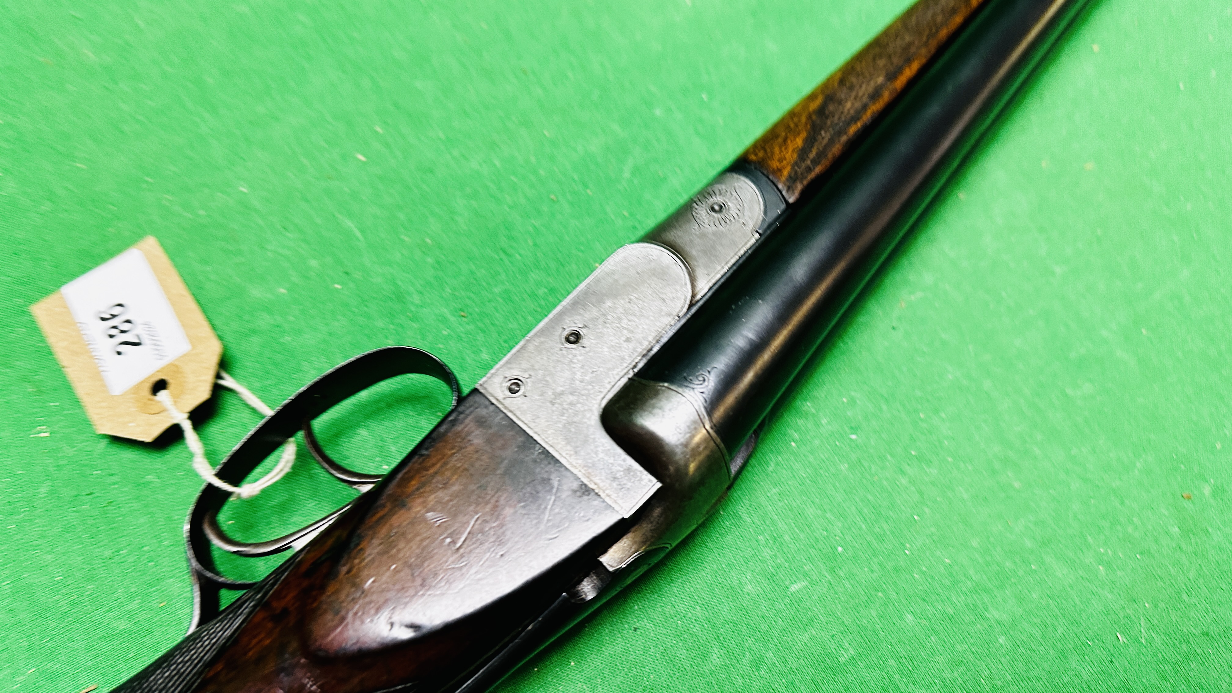 POUDRE T 16 BORE SIDE BY SIDE SHOTGUN #659, 263/4" BARRELS, - Image 9 of 18