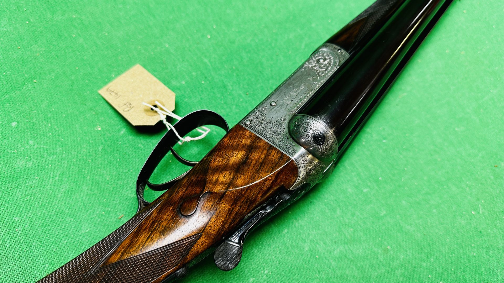 WILLIAM FORD 12 BORE SIDE BY SIDE SHOTGUN #10200, 25" BARRELS, SLEEVED, WITH CHURCHILL RIB, - Image 10 of 22