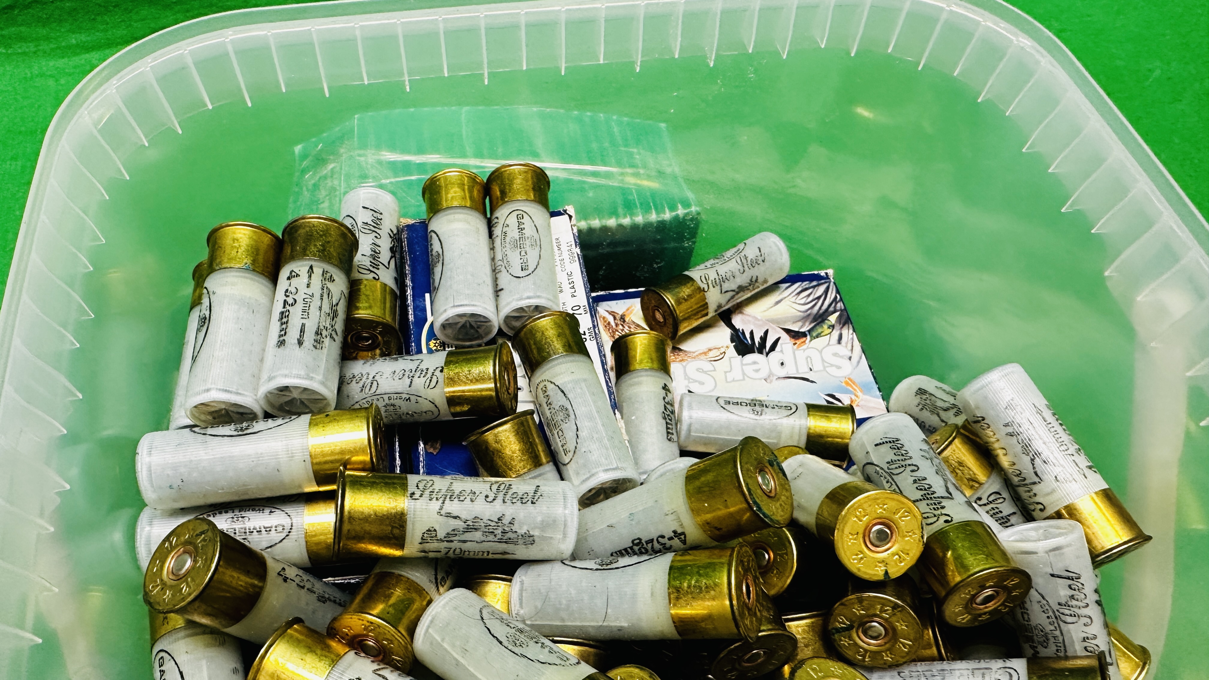 216 X GAMEBORE 12 GAUGE SUPER STEEL 32GM 4 SHOT CARTRIDGES - (TO BE COLLECTED IN PERSON BY LICENCE - Image 5 of 6