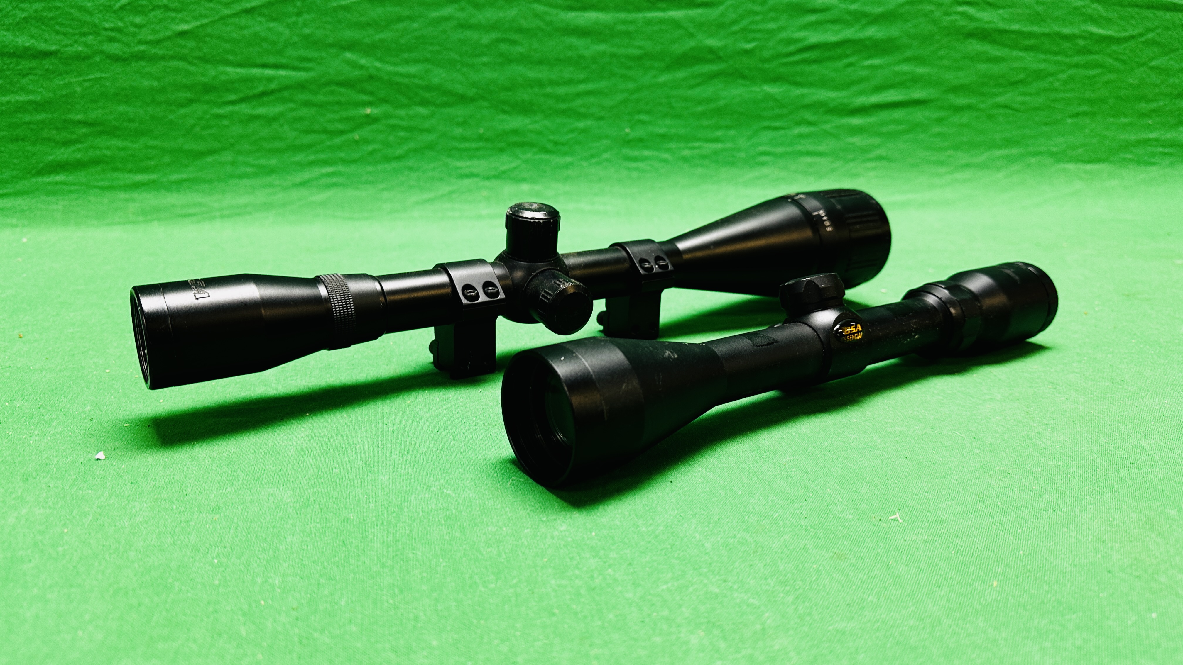 TWO BSA RIFLE SCOPES TO INCLUDE CONTENDER 36X50 WITH MOUNTS AND ESSENTIAL. - Image 8 of 8