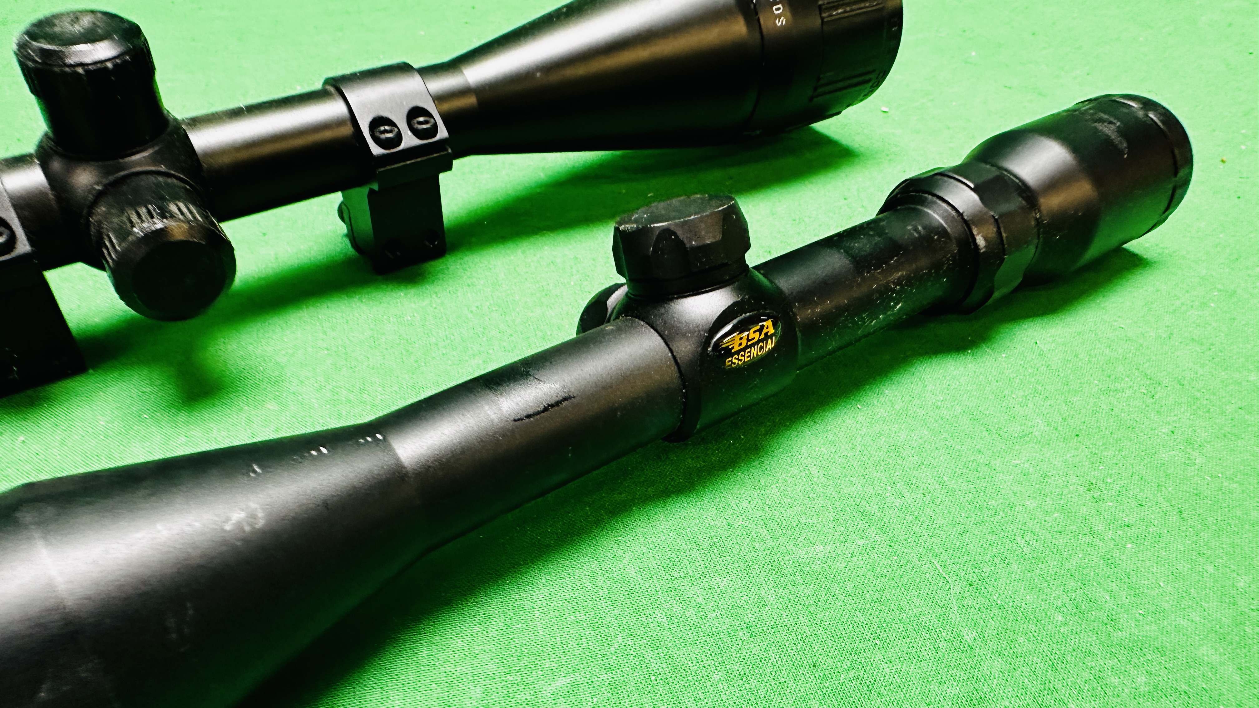 TWO BSA RIFLE SCOPES TO INCLUDE CONTENDER 36X50 WITH MOUNTS AND ESSENTIAL. - Image 3 of 8