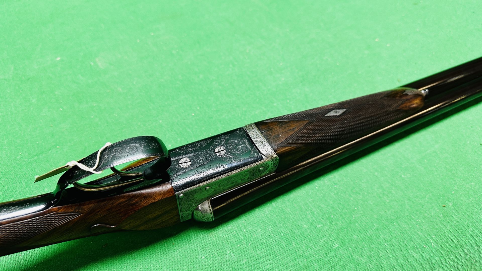 WILLIAM FORD 12 BORE SIDE BY SIDE SHOTGUN #10200, 25" BARRELS, SLEEVED, WITH CHURCHILL RIB, - Image 22 of 22
