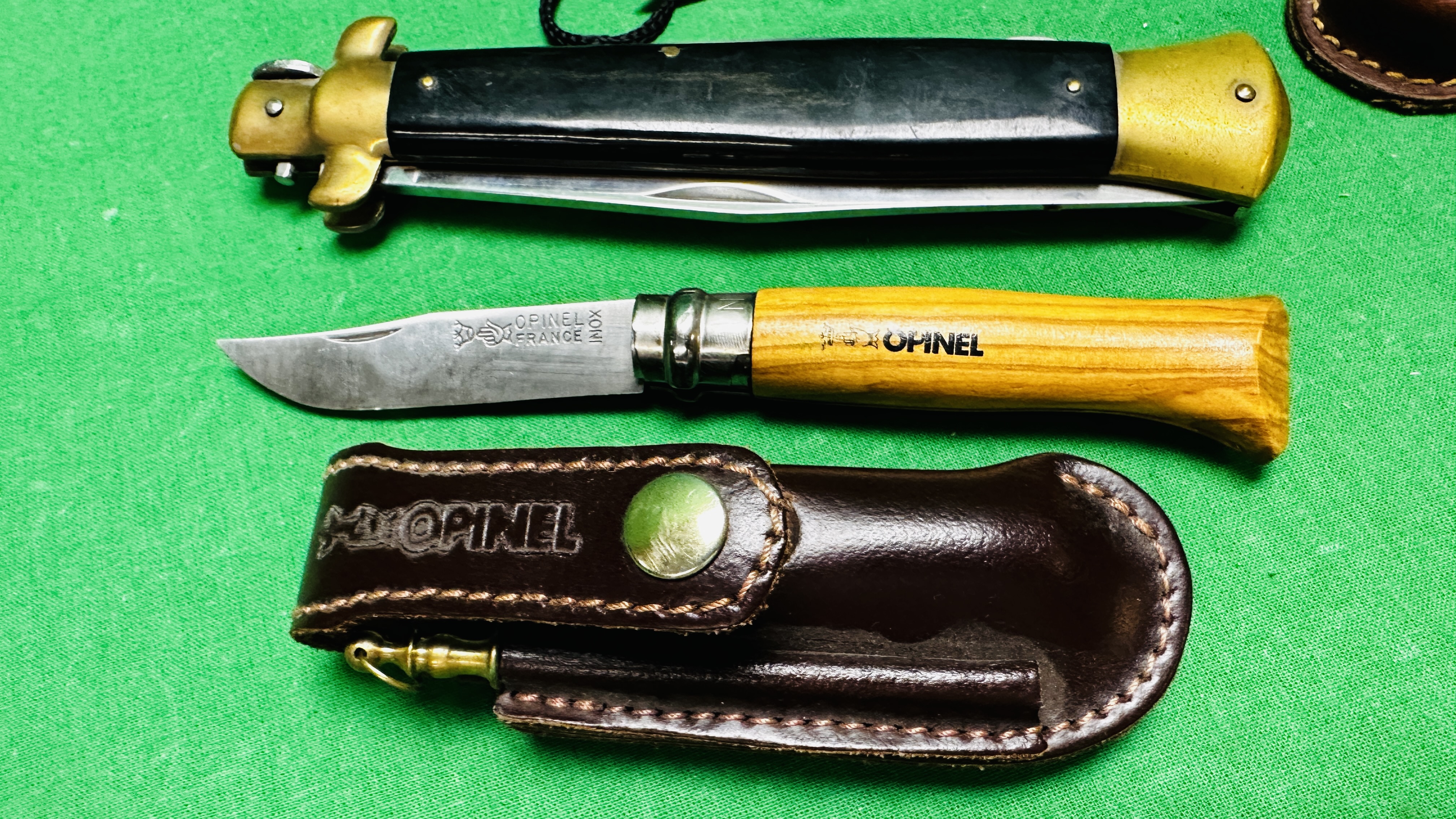4 X VARIOUS HUNTING KNIVES TO INCLUDE MUELA IN LEATHER SHEATH, JACK PYKE, - Image 5 of 7