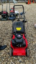 CHAMPION PETROL DRIVEN ROTARY LAWN MOWER WITH GRASS COLLECTOR MODEL R484P.