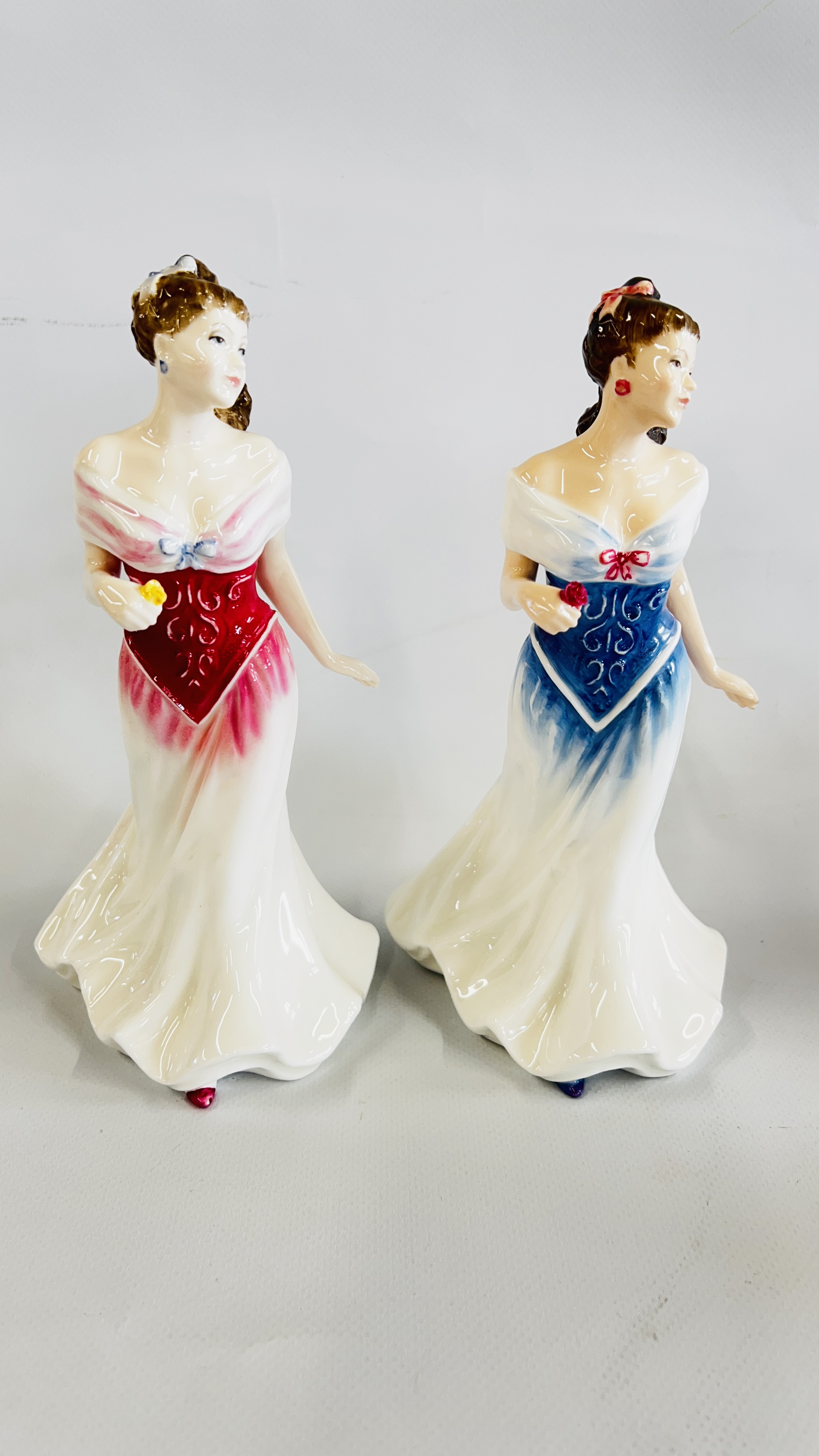A GROUP OF SIX ROYAL DOULTON PORCELAIN COLLECTORS FIGURES TO INCLUDE "FOR YOU" HN3863, - Image 2 of 7