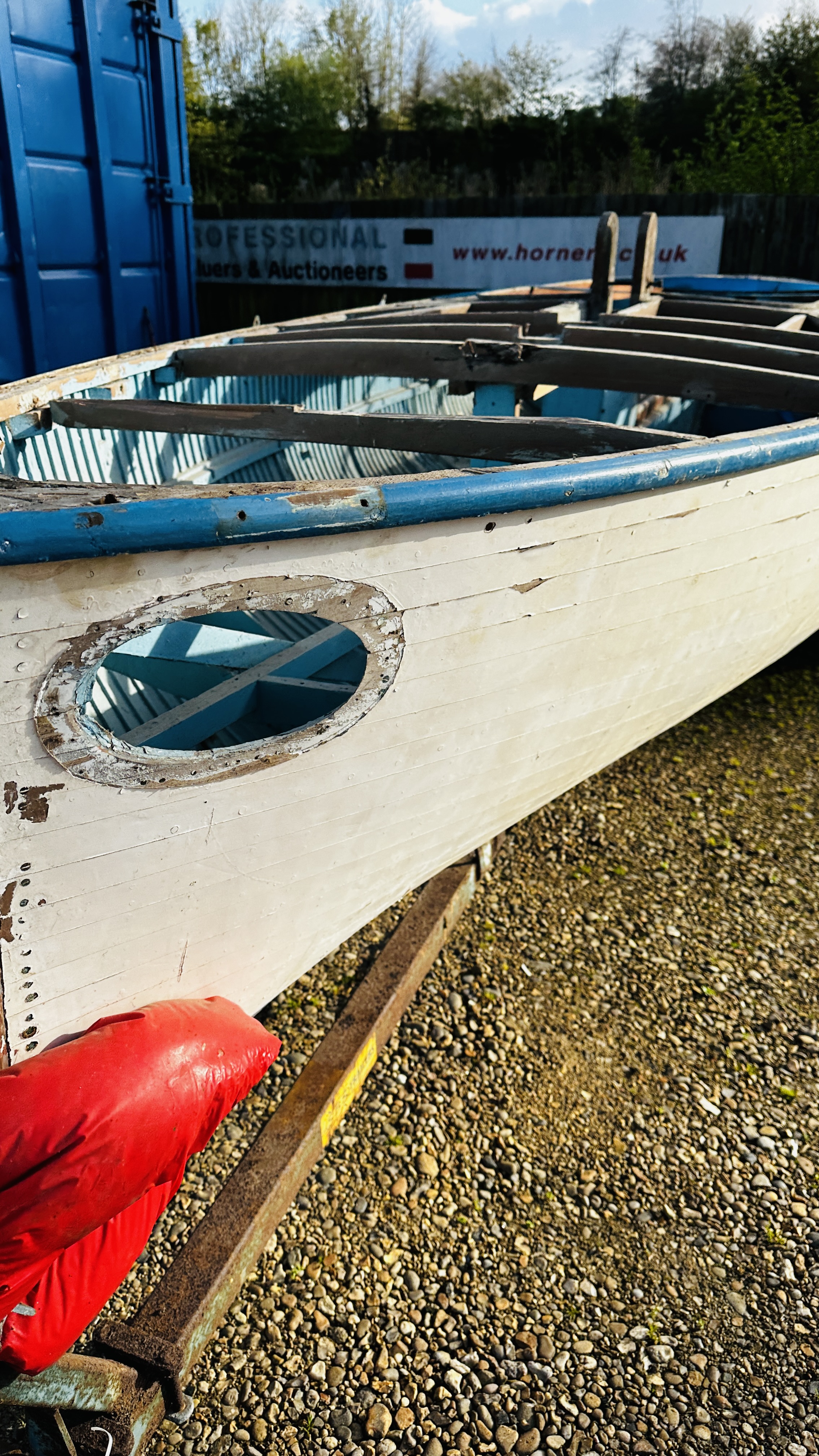A WW2 UFFA FOX RESCUE BOAT BELIEVED TO BE BUILT BY TAYLOR WOODROW, STAMPED AW11, 1 OF 402 MADE, - Image 30 of 56