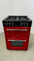 BELLING "FARMHOUSE" MAINS GAS DOUBLE OVEN SLOT IN COOKER - CONDITION OF SALE TO BE FITTED BY