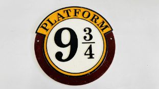 (R) PLATFORM 9-¾ SIGN.