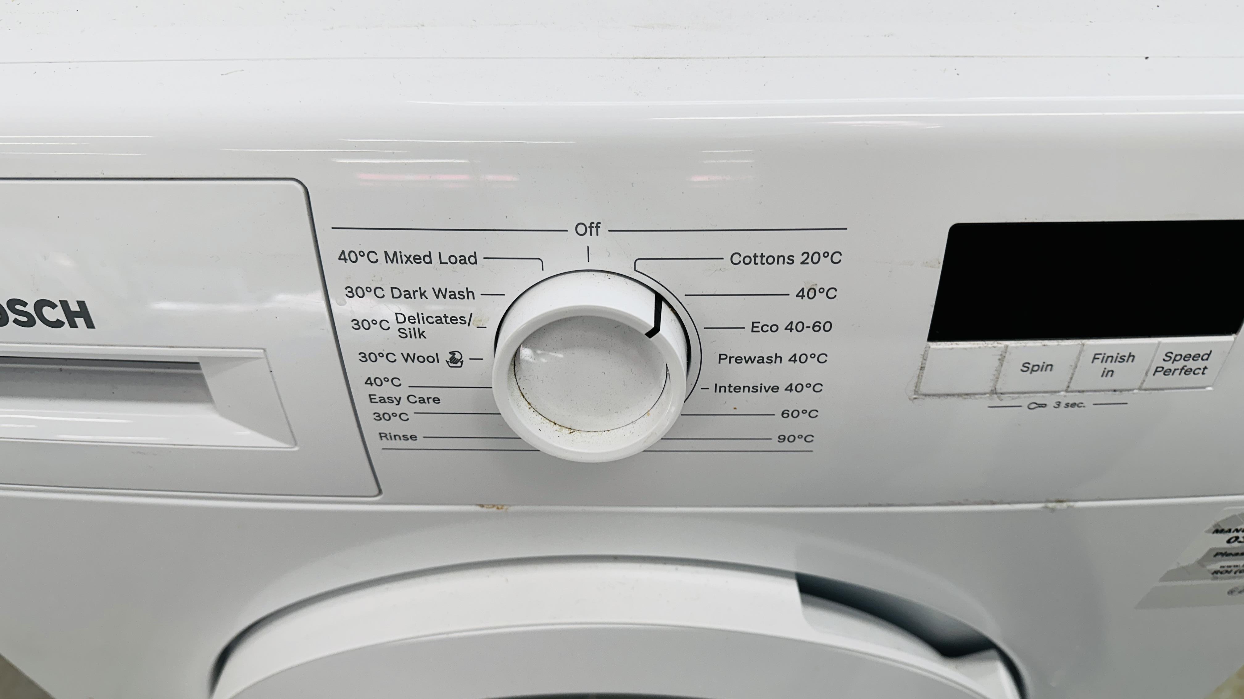 BOSCH SERIE 2 WASHING MACHINE - SOLD AS SEEN. - Image 10 of 10