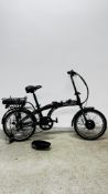 A CONNECT ECO-POWER ASSISTED BIKE WITH BATTERY AND CHARGER AND SPARE SEAT - SOLD AS SEEN.