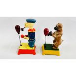 (R) BOXING POPEYE AND DOG FIGURES.