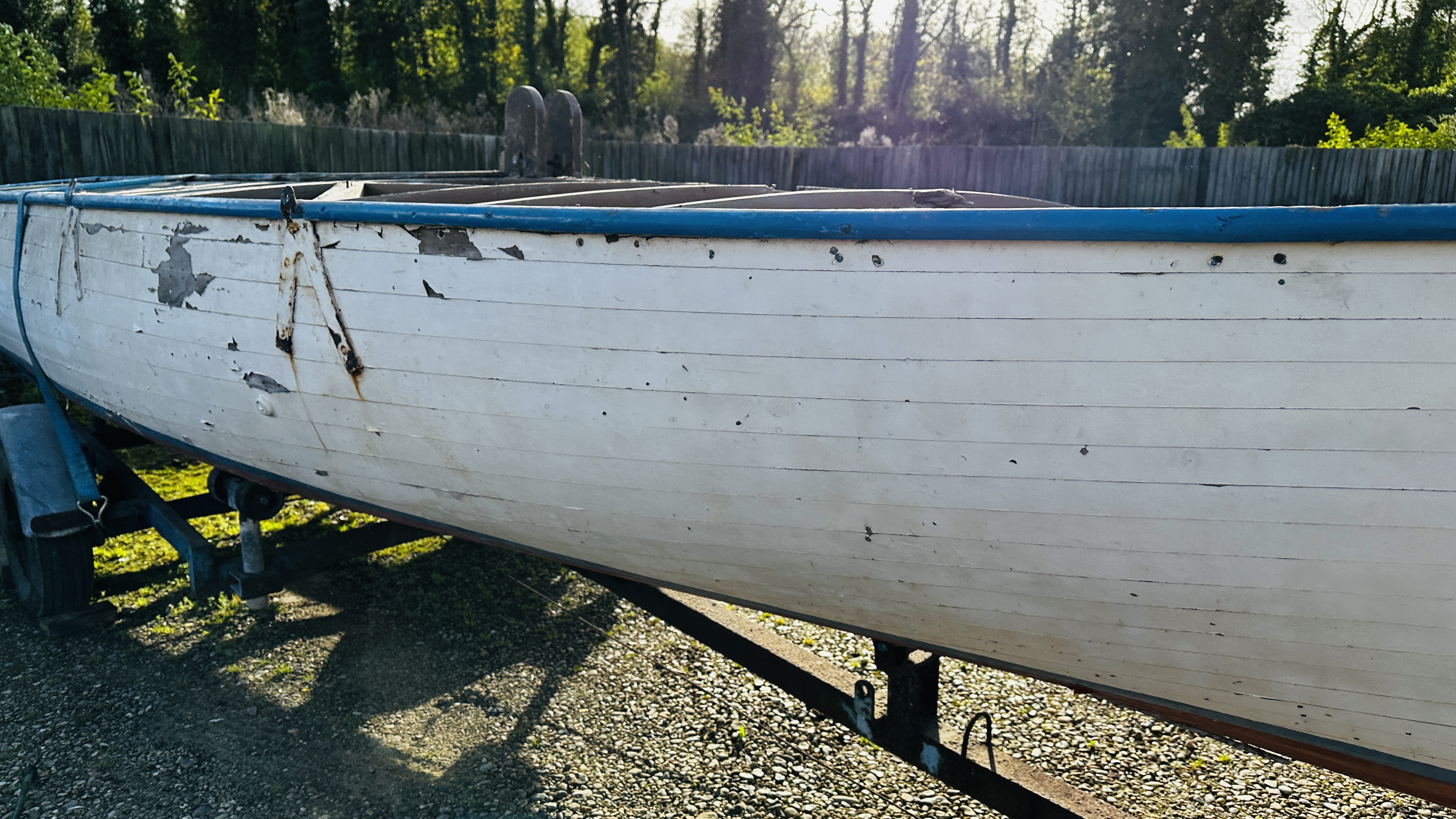 A WW2 UFFA FOX RESCUE BOAT BELIEVED TO BE BUILT BY TAYLOR WOODROW, STAMPED AW11, 1 OF 402 MADE, - Image 3 of 56