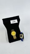 DESIGNER WRIST WATCH MARKED "WESTAR" BOXED + ONE OTHER.