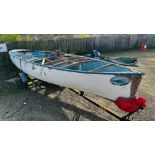 A WW2 UFFA FOX RESCUE BOAT BELIEVED TO BE BUILT BY TAYLOR WOODROW, STAMPED AW11, 1 OF 402 MADE,