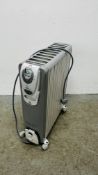 A DELONGHI DRAGON ELECTRIC OIL FILLED RADIATOR - SOLD AS SEEN.