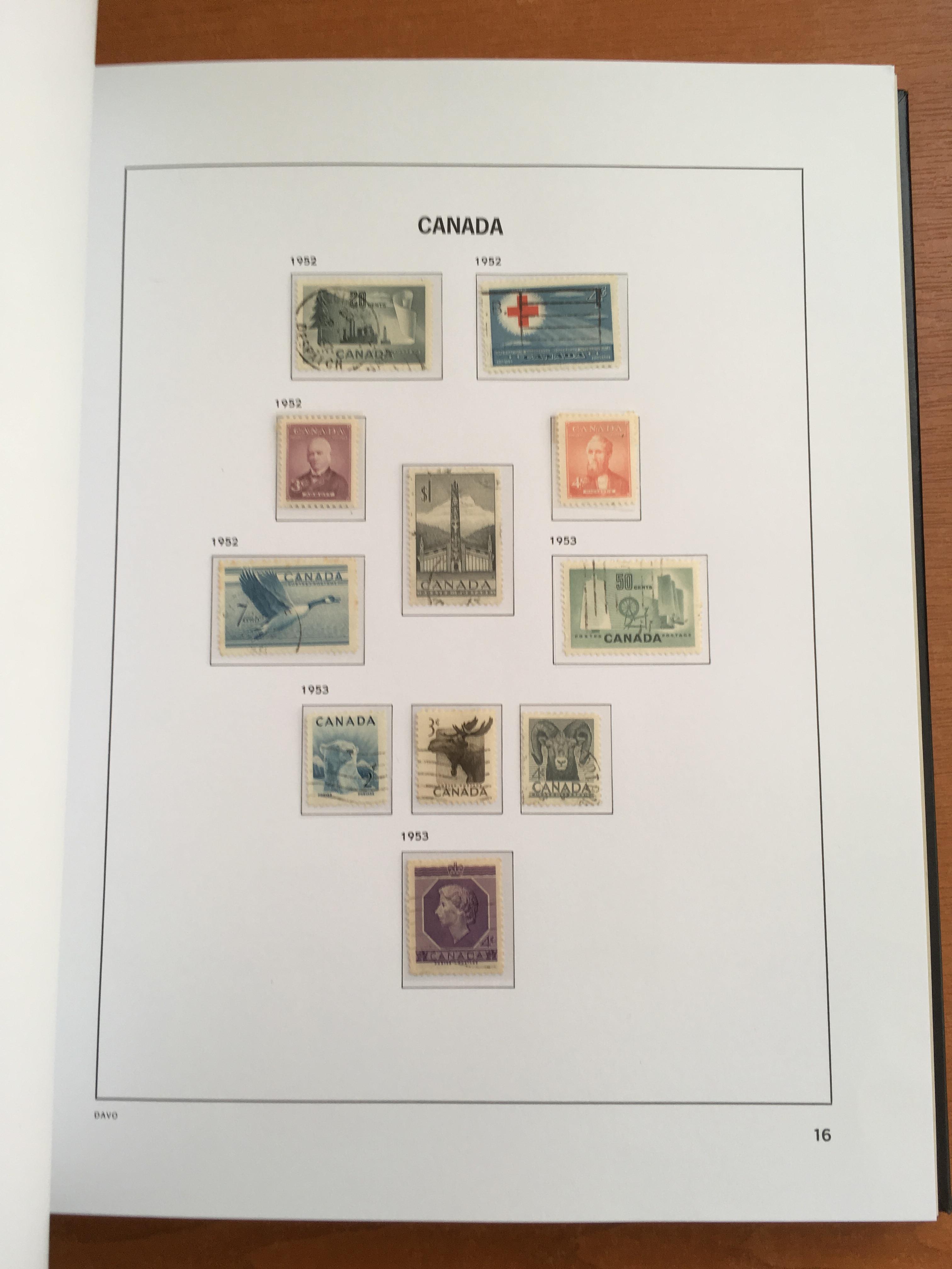 STAMPS: BOX WITH COMMONWEALTH IN NINE VOLUMES, CANADA, AUSTRALIA, NEW ZEALAND, ETC. - Image 2 of 34