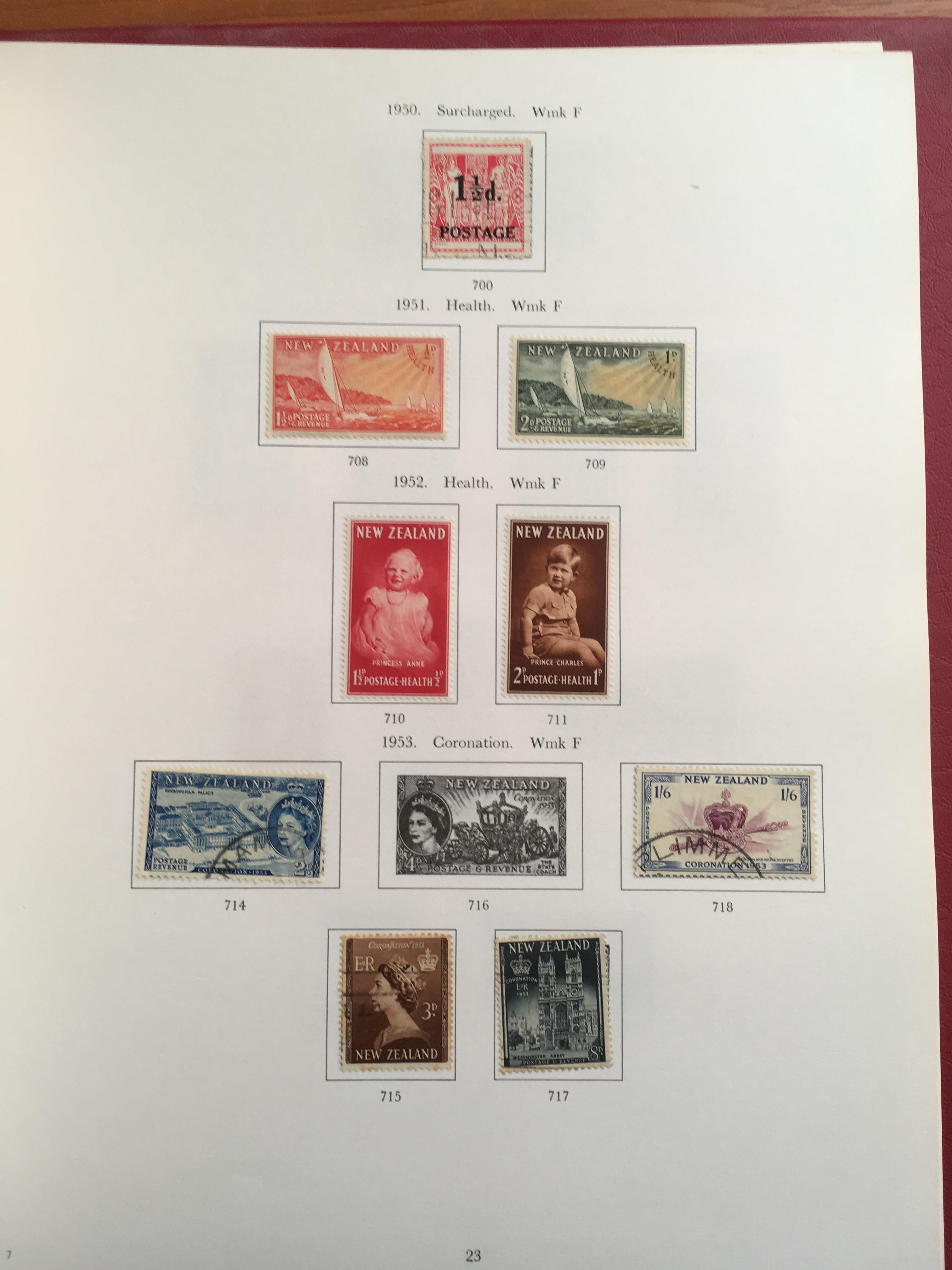 STAMPS: BOX WITH COMMONWEALTH IN NINE VOLUMES, CANADA, AUSTRALIA, NEW ZEALAND, ETC. - Image 29 of 34