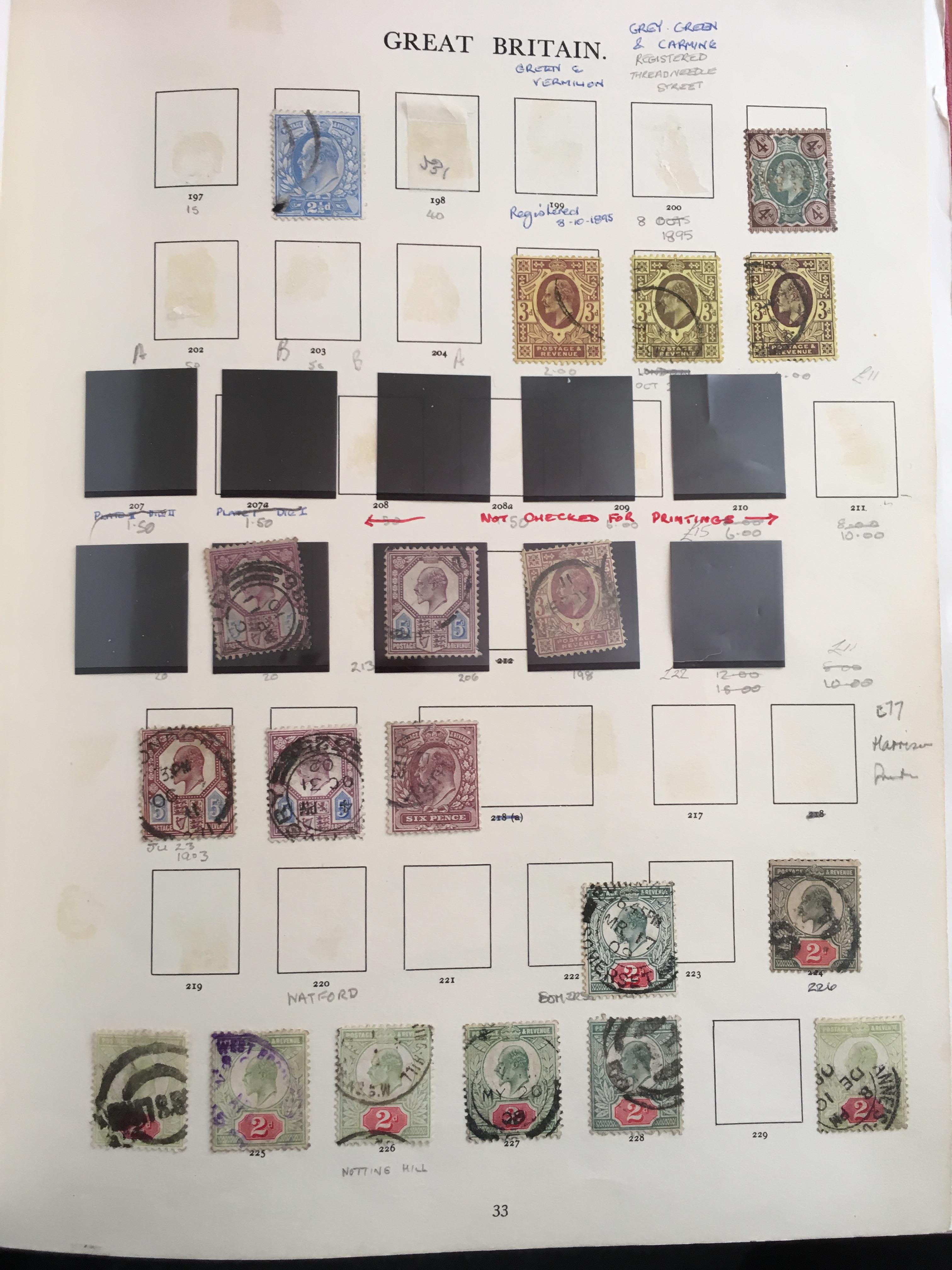 STAMPS: BOX WITH GB COLLECTIONS AND REMAINDERS IN TEN WINDSOR ALBUMS. - Image 13 of 49