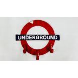 (R) UNDERGROUND SIGN COAT RACK.