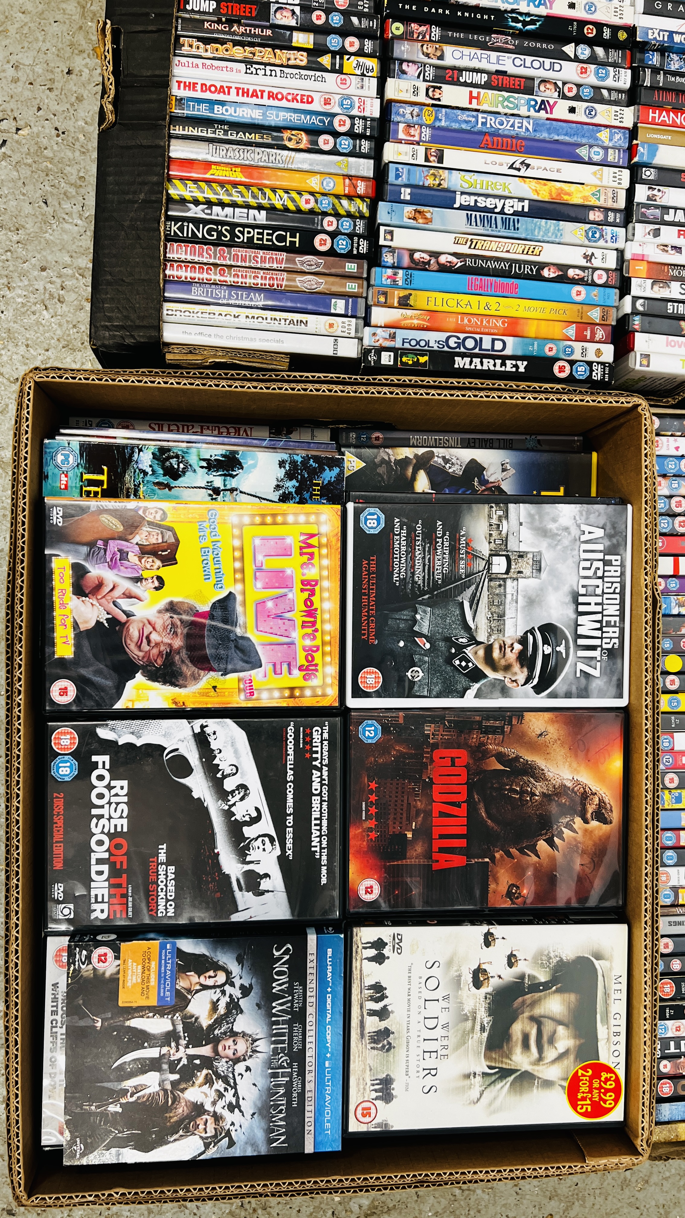 6 X BOXES CONTAINING AN EXTENSIVE COLLECTION OF ASSORTED DVD'S. - Image 2 of 8