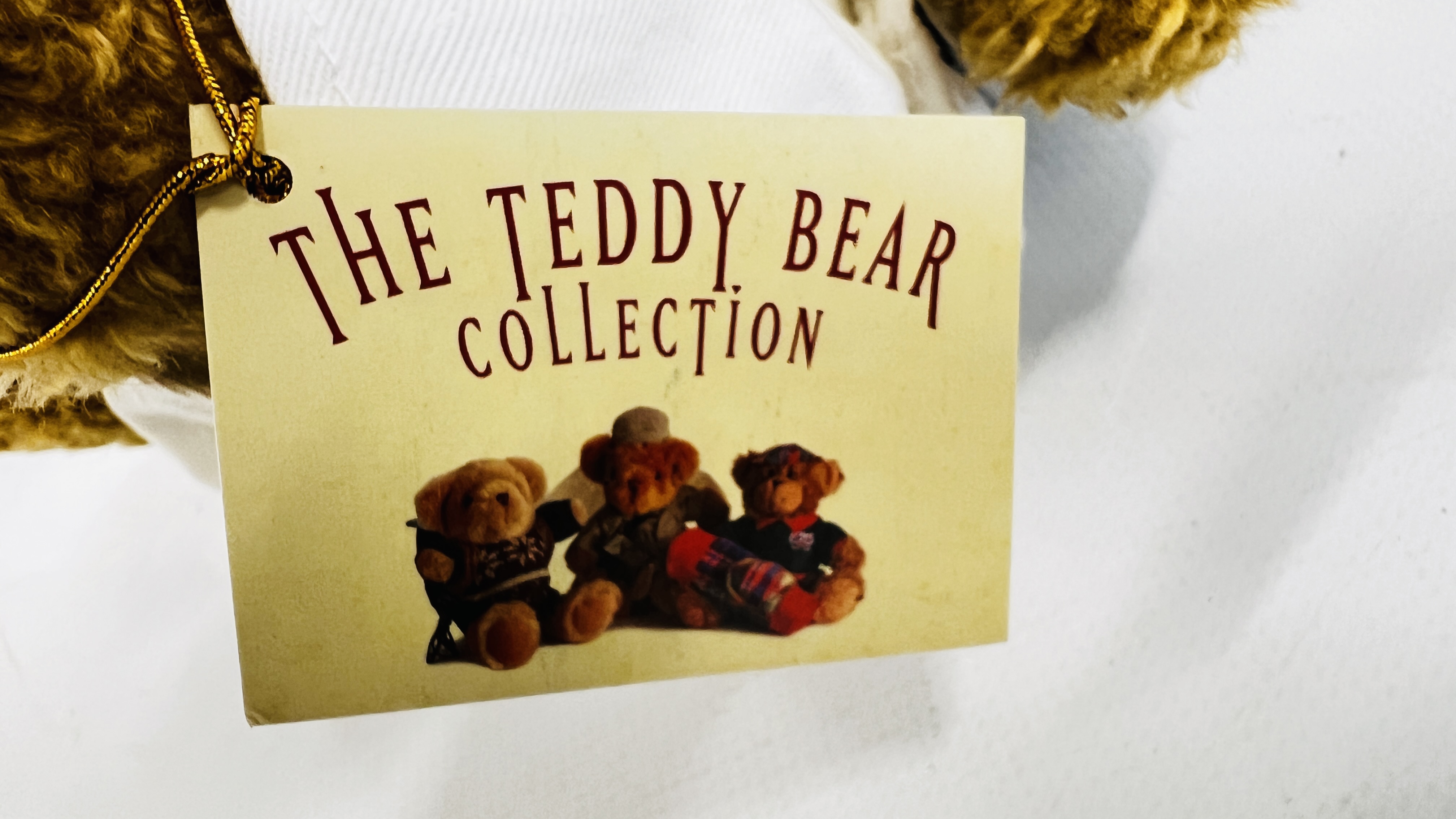 A BOX OF GOOD QUALITY TEDDY BEARS TO INCLUDE MANY EXAMPLES MARKED "THE TEDDY BEAR COLLECTION". - Image 6 of 6