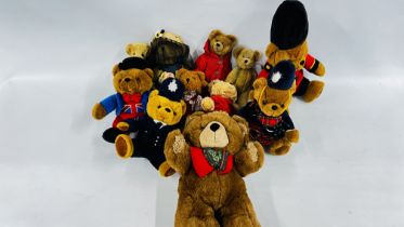 2 X BOXES CONTAINING A COLLECTION OF GOOD QUALITY TEDDY BEARS TO INCLUDE EXAMPLES MARKED SIMPLY