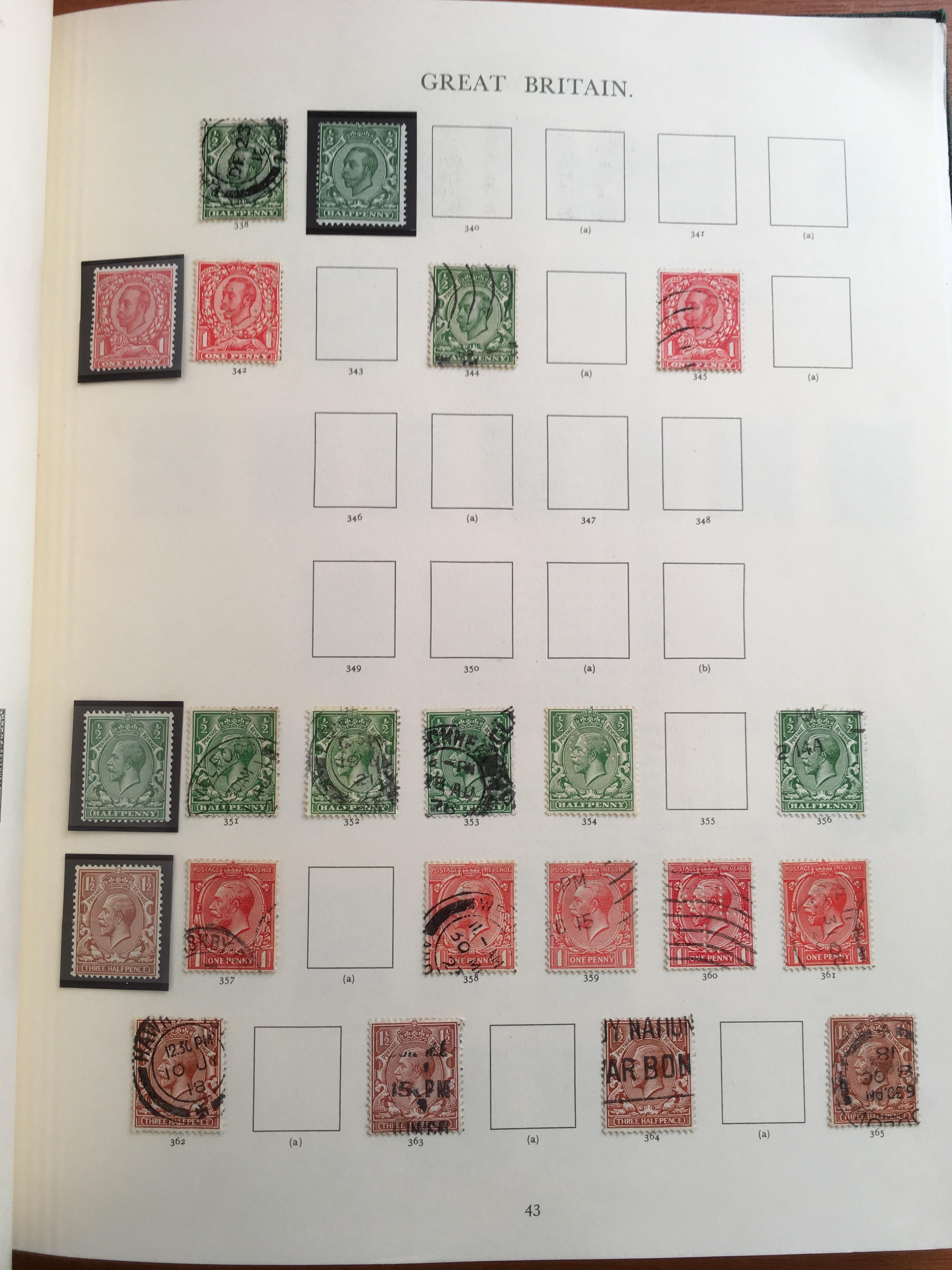 STAMPS: BOX WITH GB COLLECTIONS AND REMAINDERS IN TEN WINDSOR ALBUMS. - Image 42 of 49