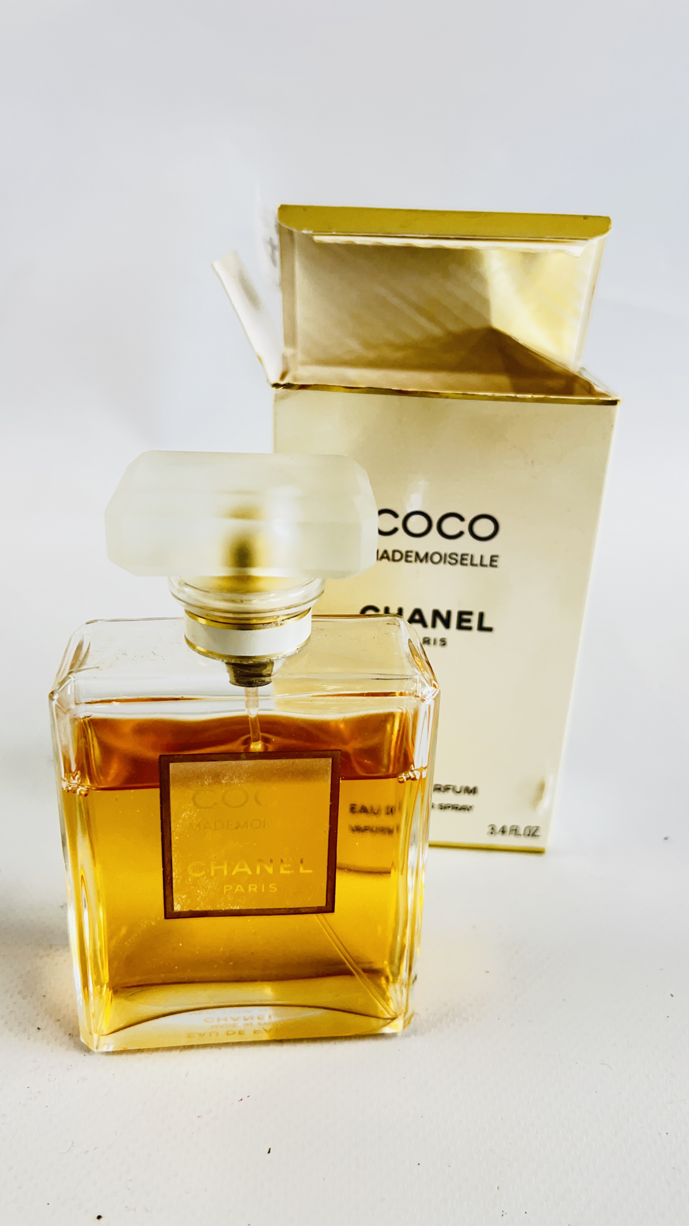 A 100ML PART USED BOTTLE MARKED "CHANEL" COCO MADEMOISELLE (BOXED AS CLEARED). - Image 2 of 3