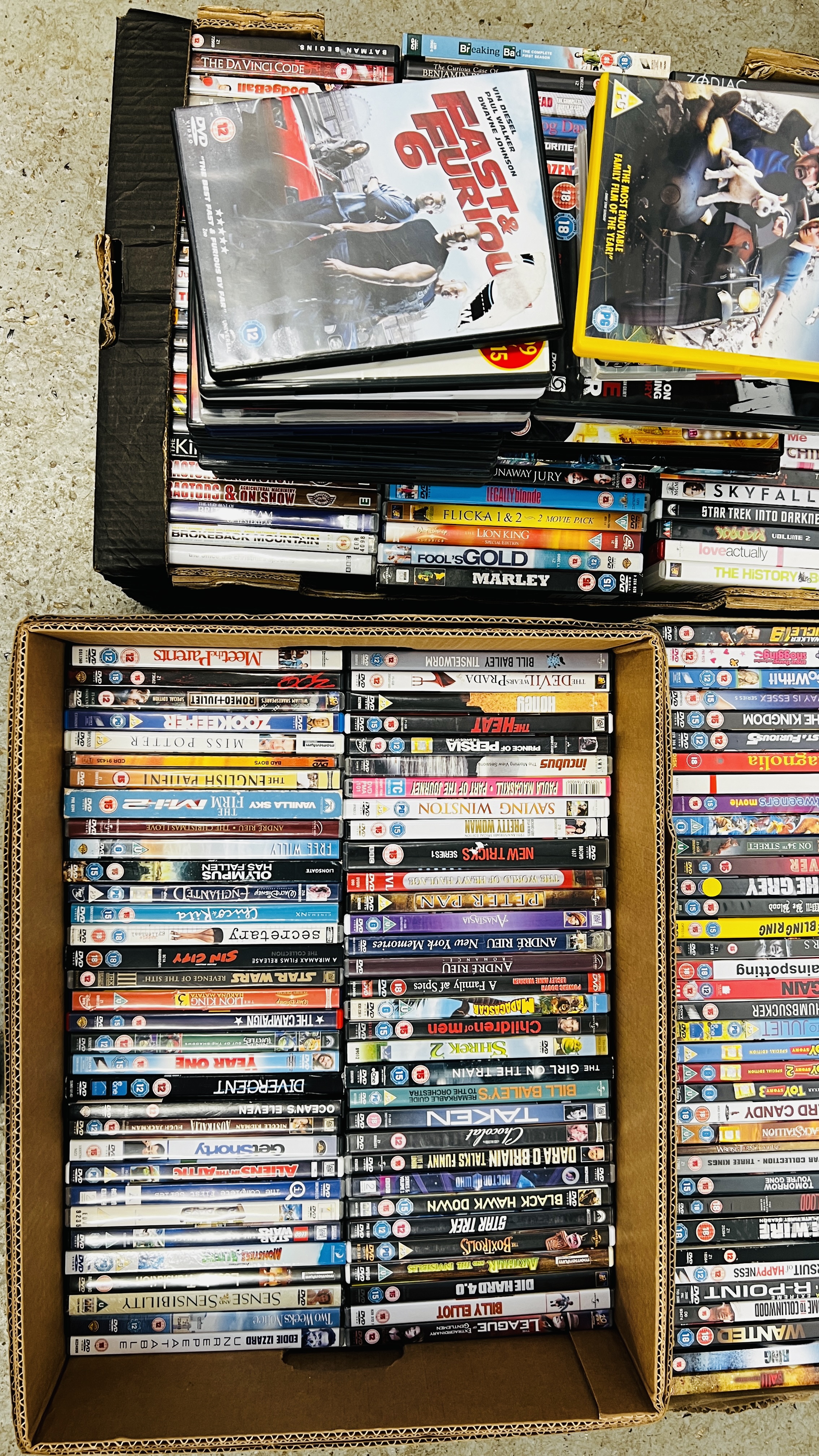 6 X BOXES CONTAINING AN EXTENSIVE COLLECTION OF ASSORTED DVD'S. - Image 3 of 8