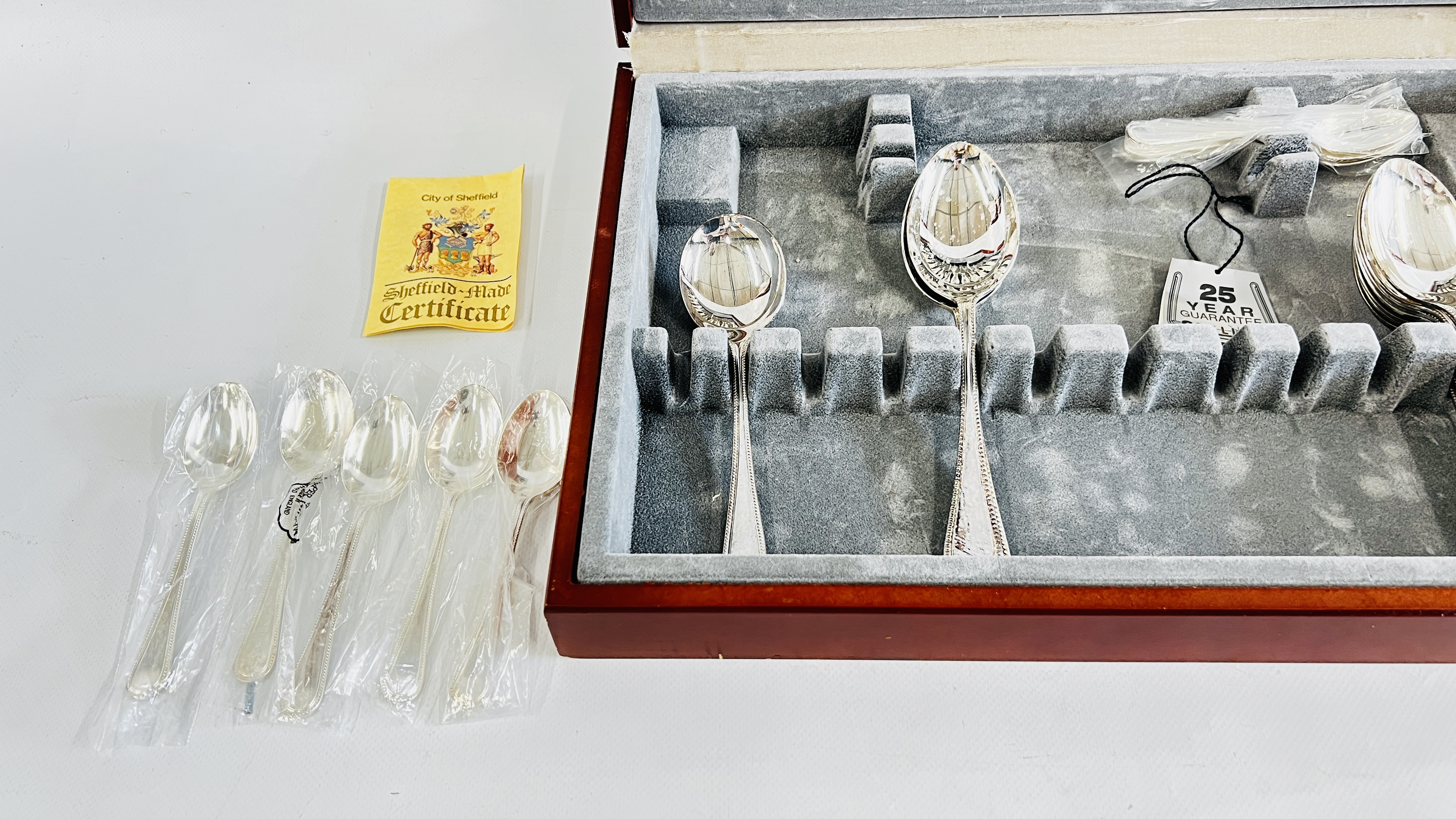 A CASED CANTEEN OF CUTLERY BY COOPER LUDLAM. - Image 6 of 7