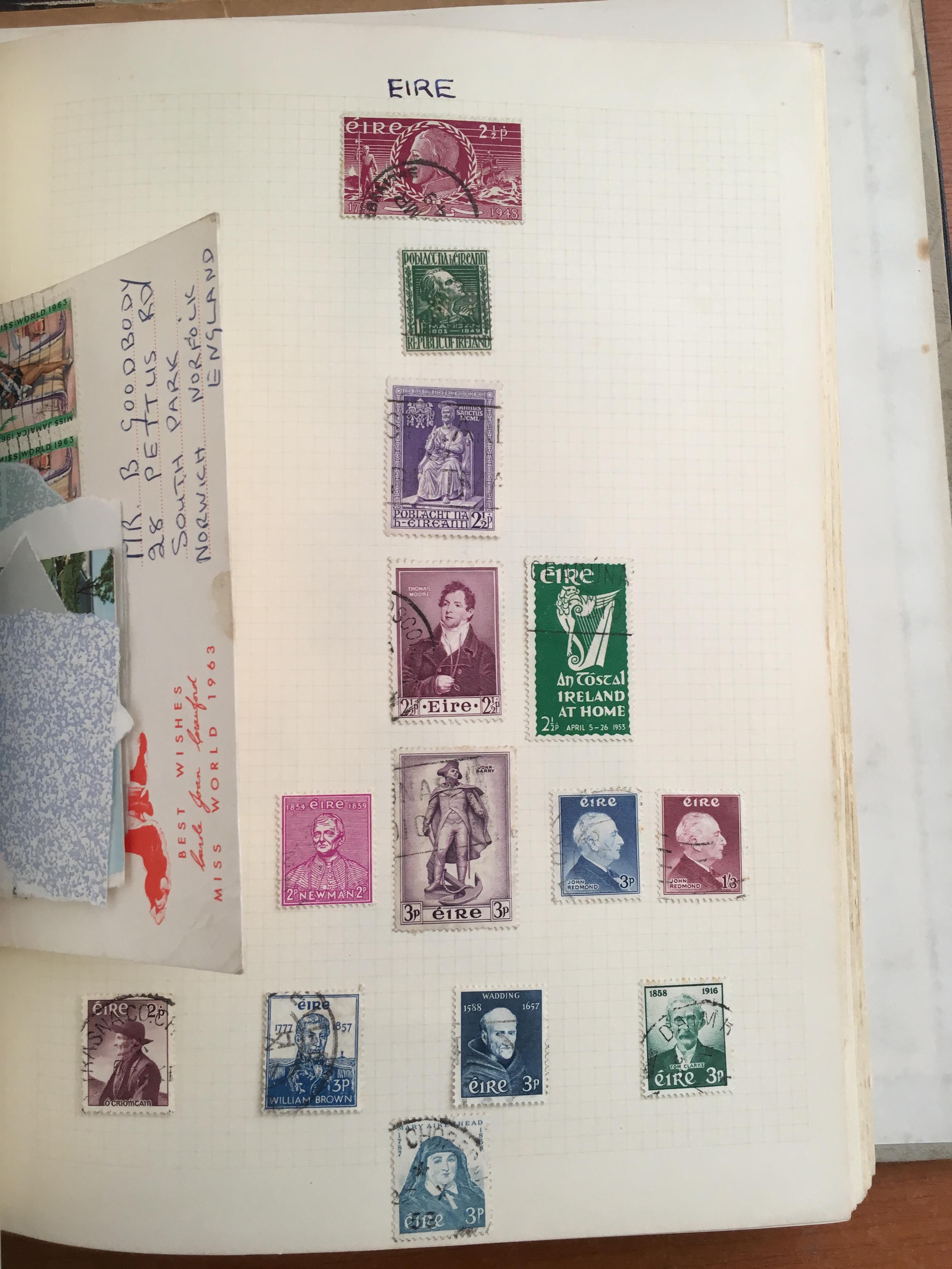 STAMPS: BOX WITH COMMONWEALTH IN NINE VOLUMES, CANADA, AUSTRALIA, NEW ZEALAND, ETC. - Image 5 of 34