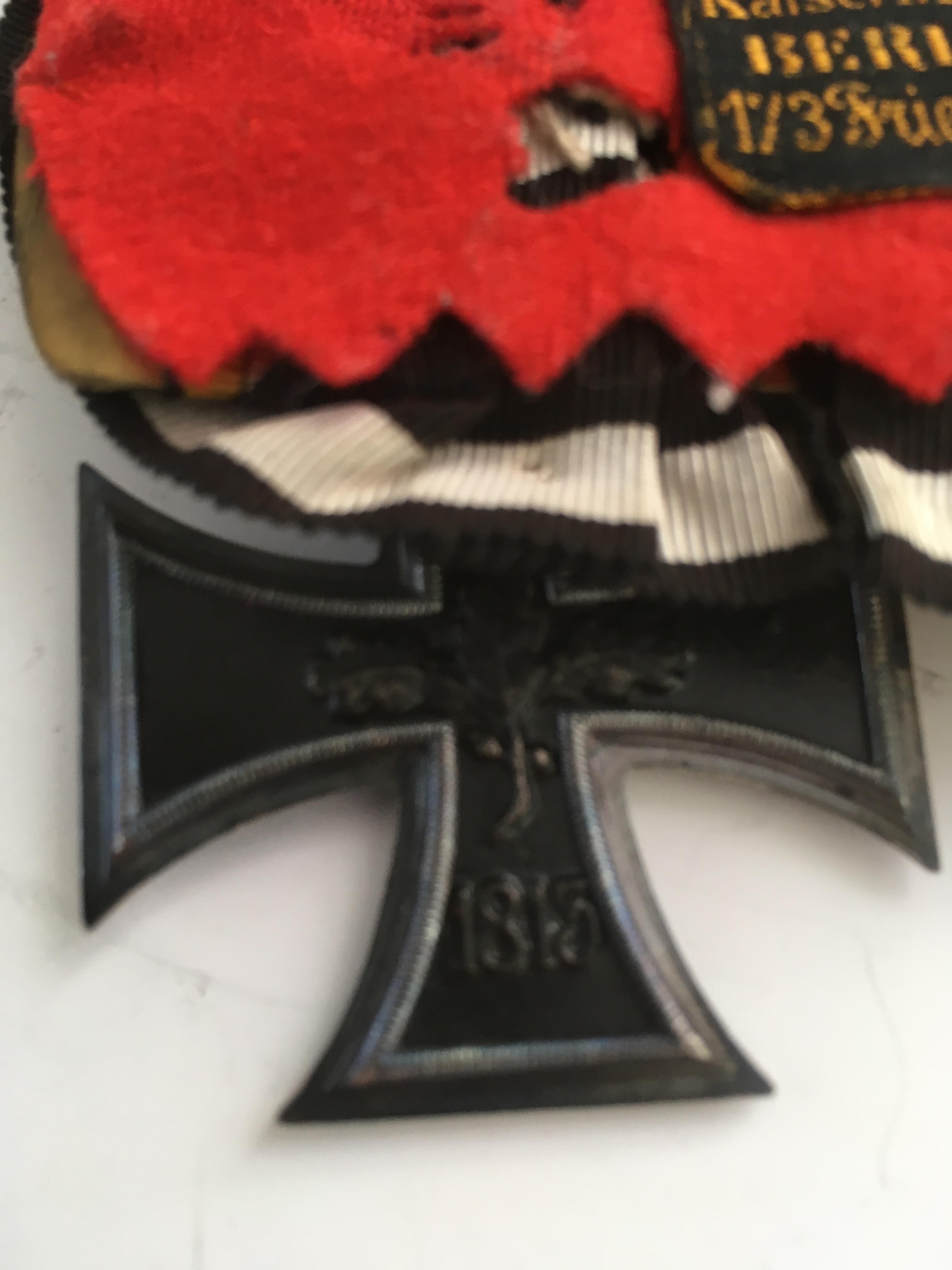 MEDALS: GERMAN MOUNTED IRON CROSS 1870 WITH 25 YEARS OAKLEAVES, - Image 7 of 8