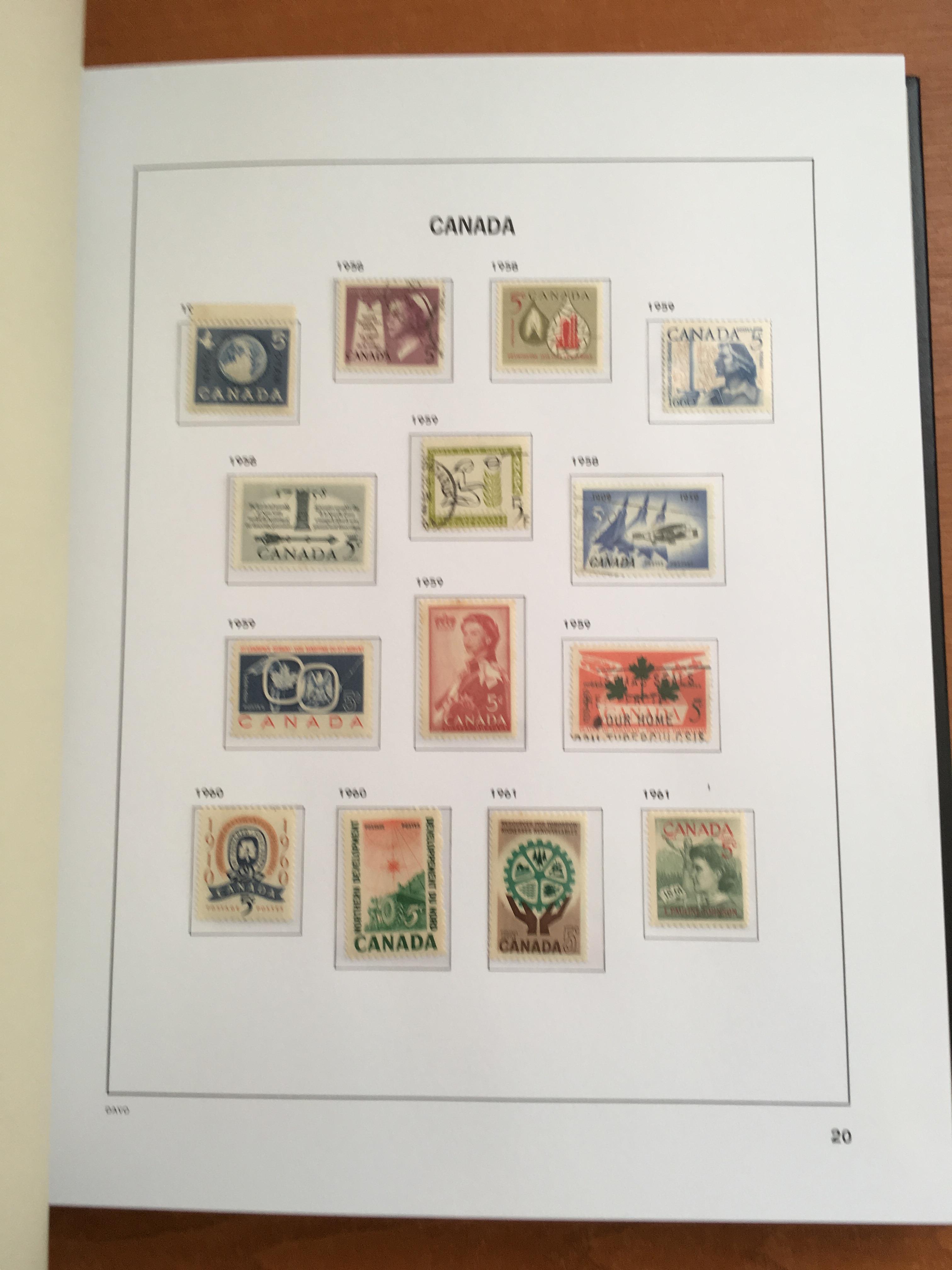 STAMPS: BOX WITH COMMONWEALTH IN NINE VOLUMES, CANADA, AUSTRALIA, NEW ZEALAND, ETC. - Image 34 of 34