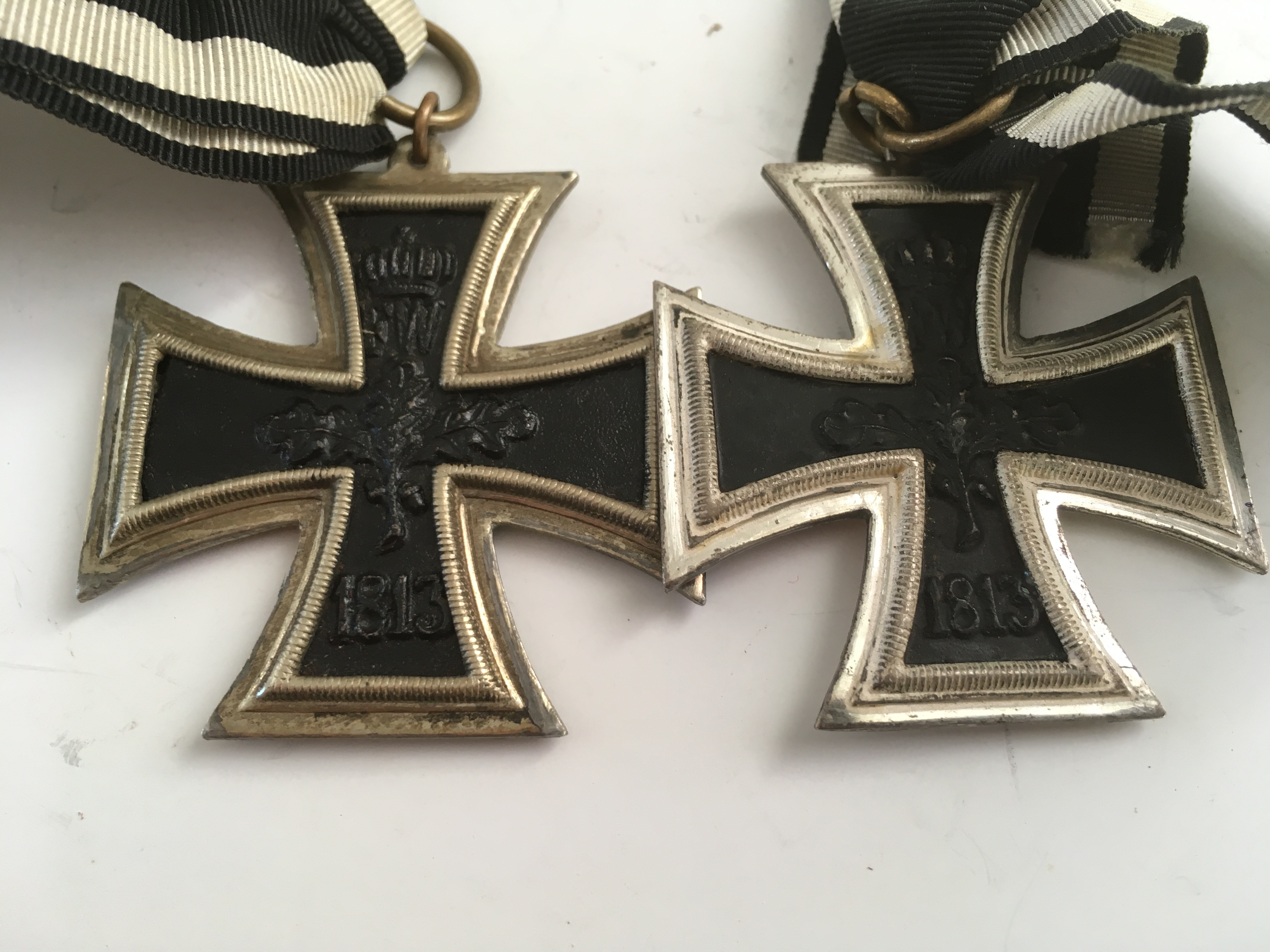 MEDALS: GERMAN WW1 MERIT CROSS FOR WAR AID (NO RIBBON), TWO IRON CROSS 1870, - Image 6 of 7