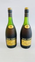 2 X 68CL BOTTLES OF "REMY MARTIN"