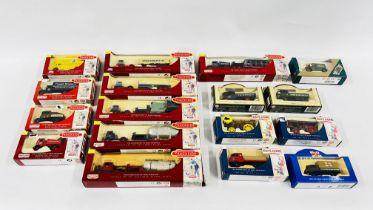 A TRAY OF APPROX 17 ASSORTED DIE-CAST MODEL VEHICLES TO INCLUDE EXAMPLES MARKED TRACKSIDE & LLEDO