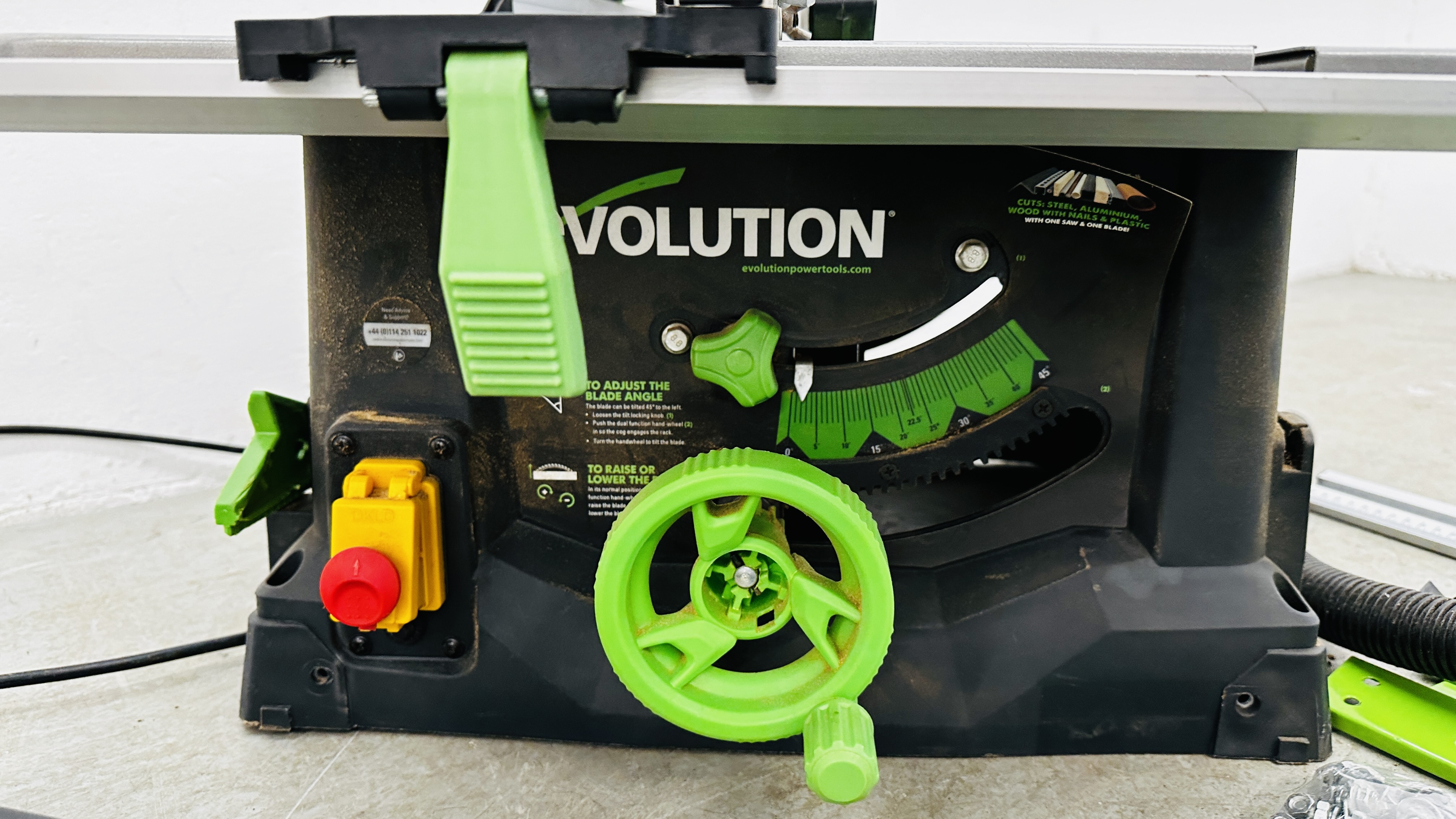 EVOLUTION TABLE SAW - SOLD AS SEEN. - Image 2 of 9
