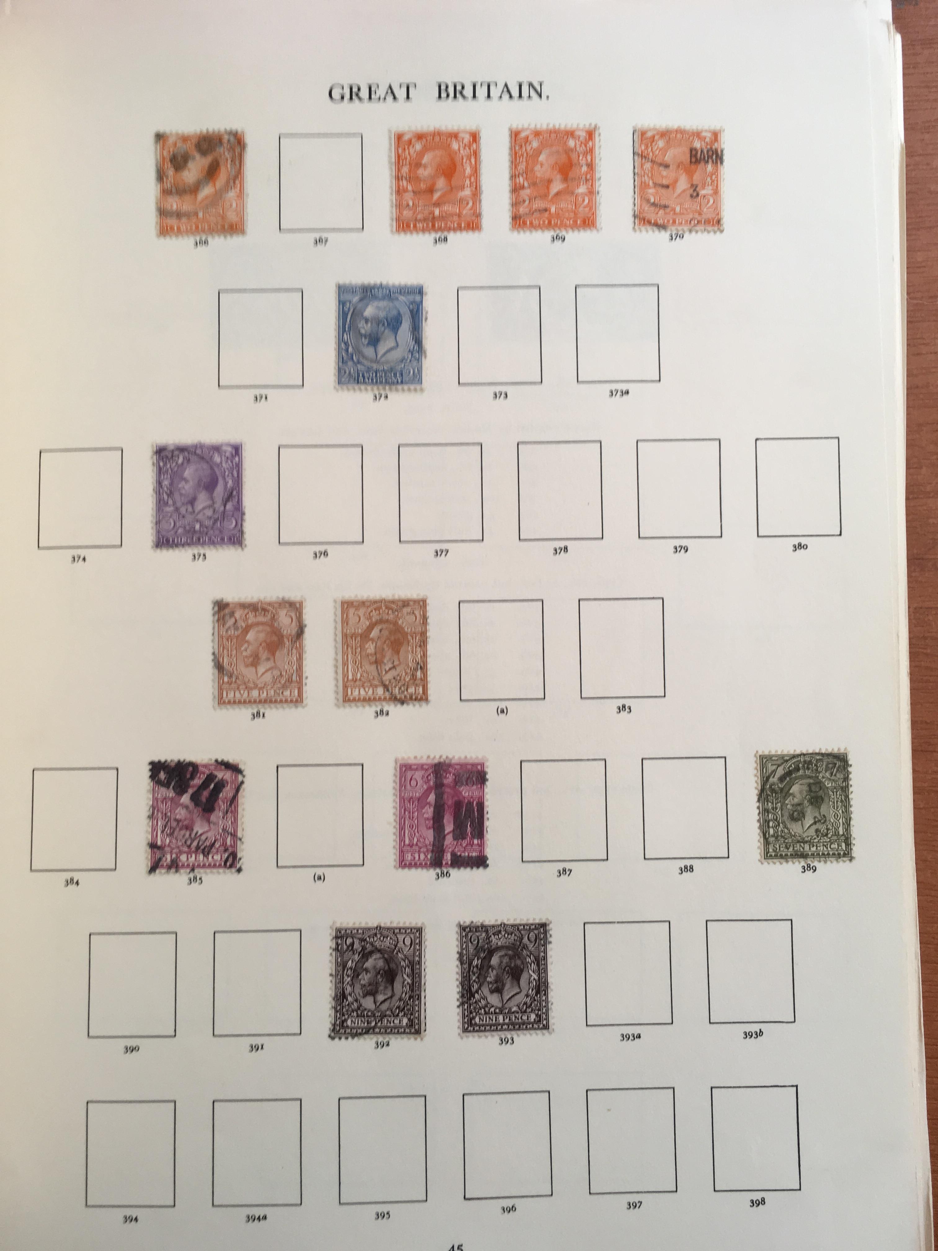 STAMPS: BOX WITH GB COLLECTIONS AND REMAINDERS IN TEN WINDSOR ALBUMS. - Image 27 of 49