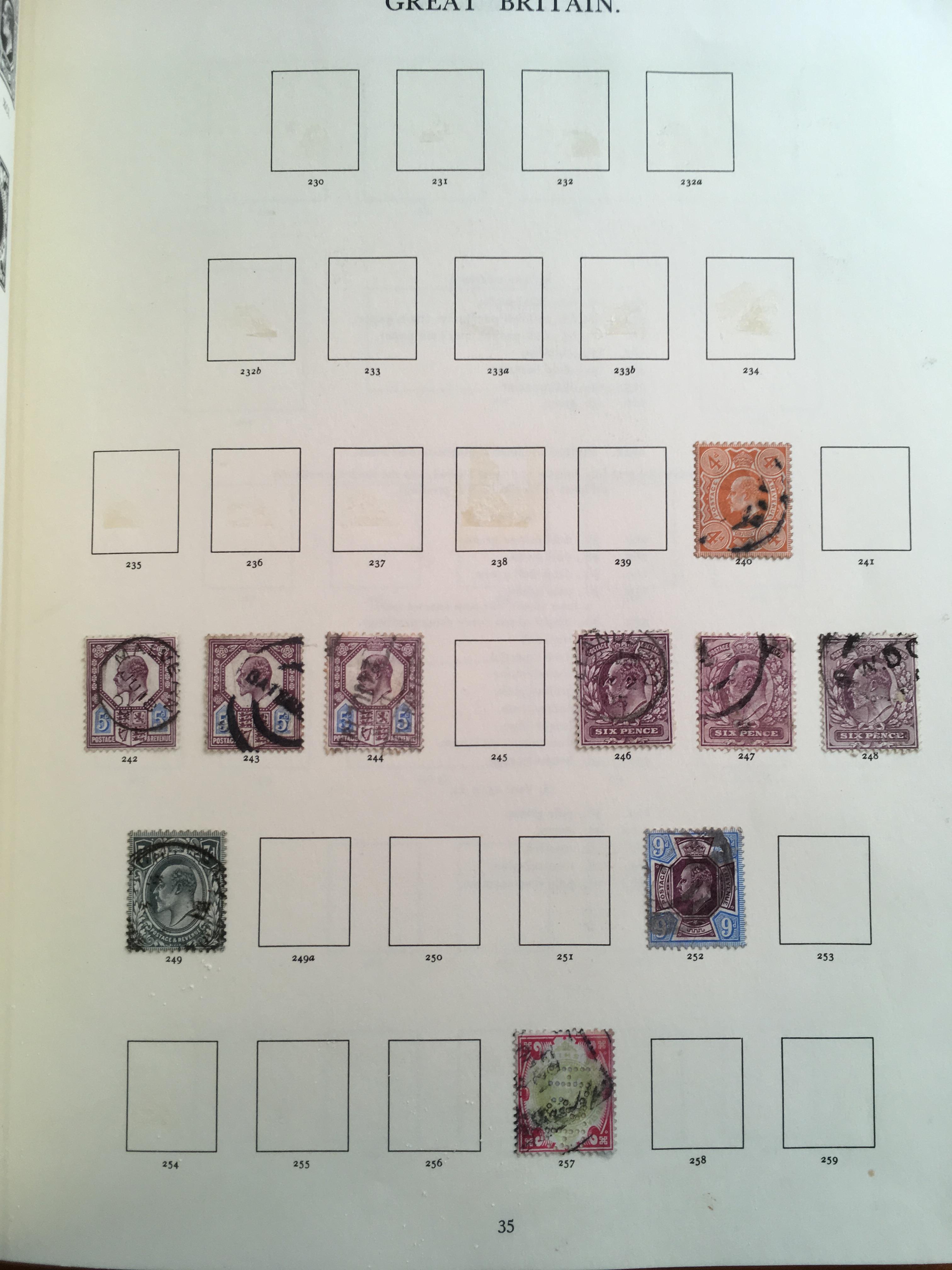 STAMPS: BOX WITH GB COLLECTIONS AND REMAINDERS IN TEN WINDSOR ALBUMS. - Image 43 of 49
