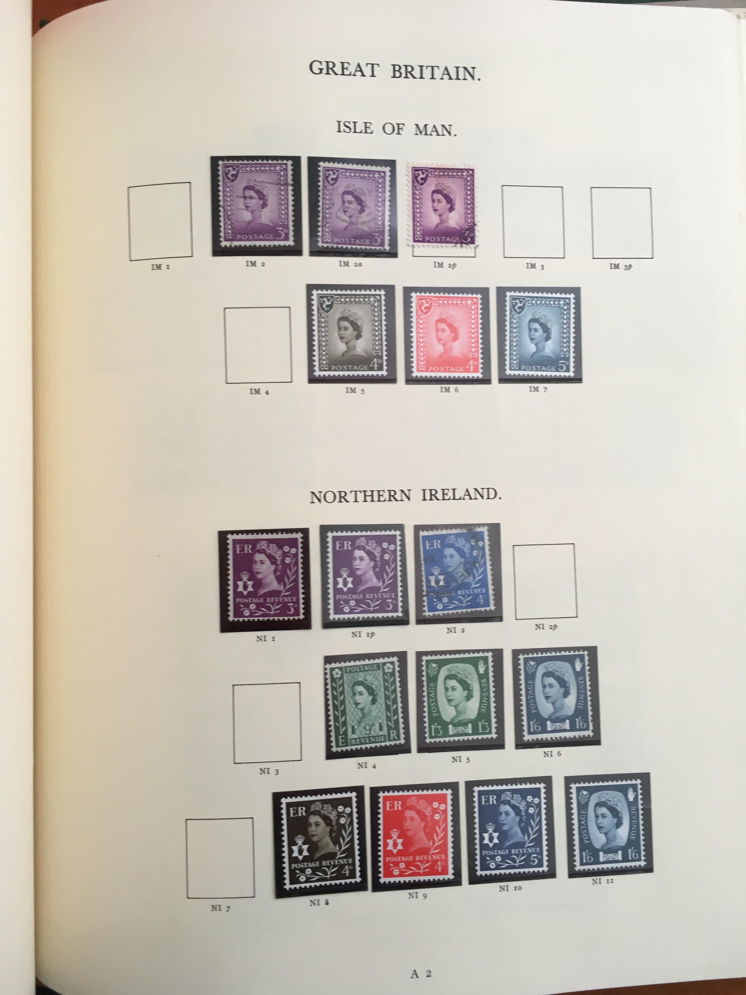 STAMPS: BOX WITH GB COLLECTIONS AND REMAINDERS IN TEN WINDSOR ALBUMS. - Image 17 of 49