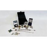 A COLLECTION OF MIRACLE AND OTHER SCOTTISH JEWELLERY INCLUDING NECKLACES, BRACELETS,