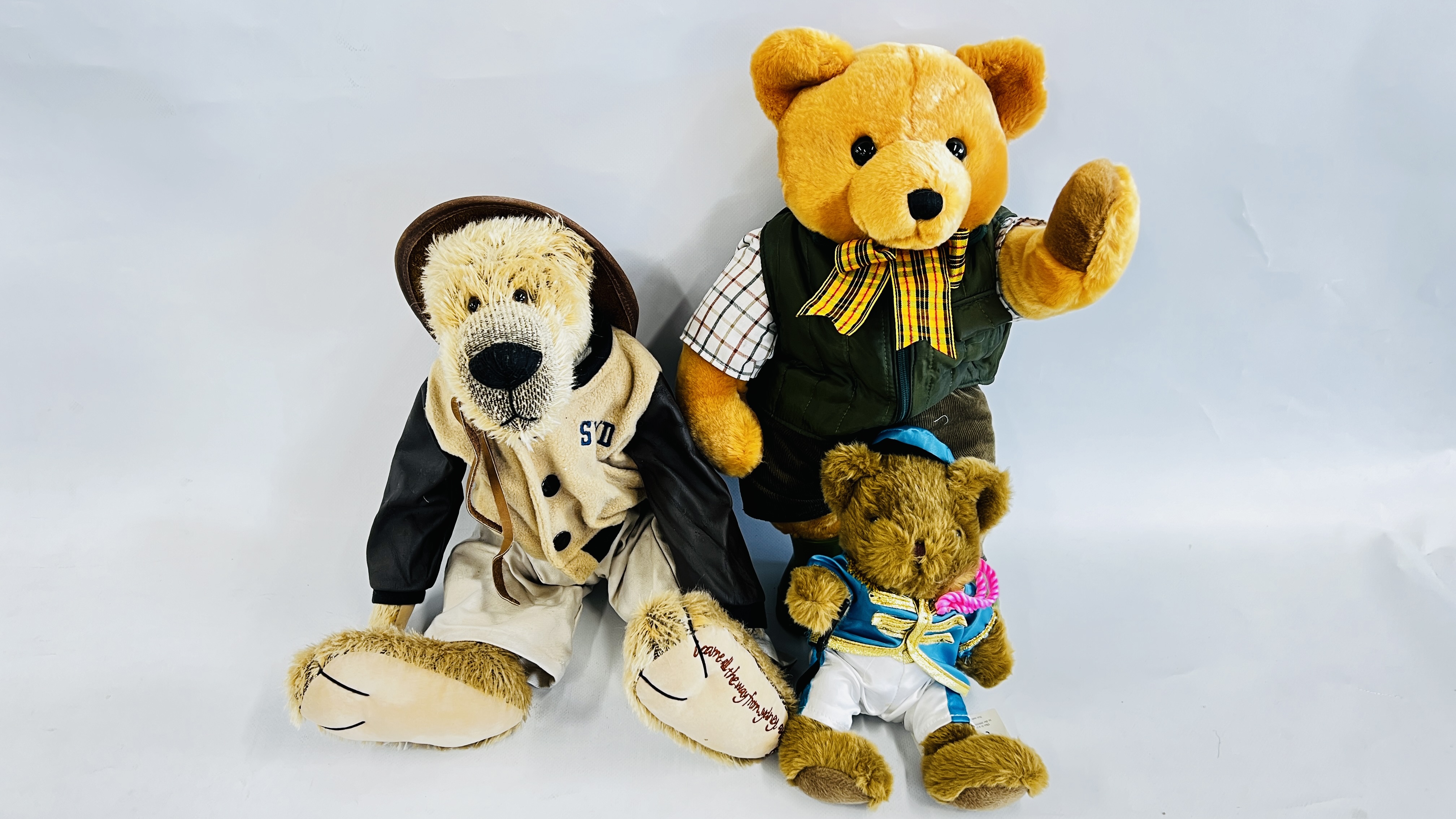 A BOX OF GOOD QUALITY TEDDY BEARS TO INCLUDE MANY EXAMPLES MARKED "THE TEDDY BEAR COLLECTION". - Image 5 of 6