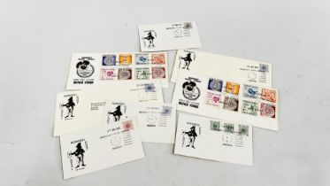 A COLLECTION OF EIGHT NORWICH POST FDCS.