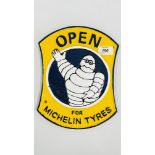 (R) OPEN FOR MICHELIN SIGN.