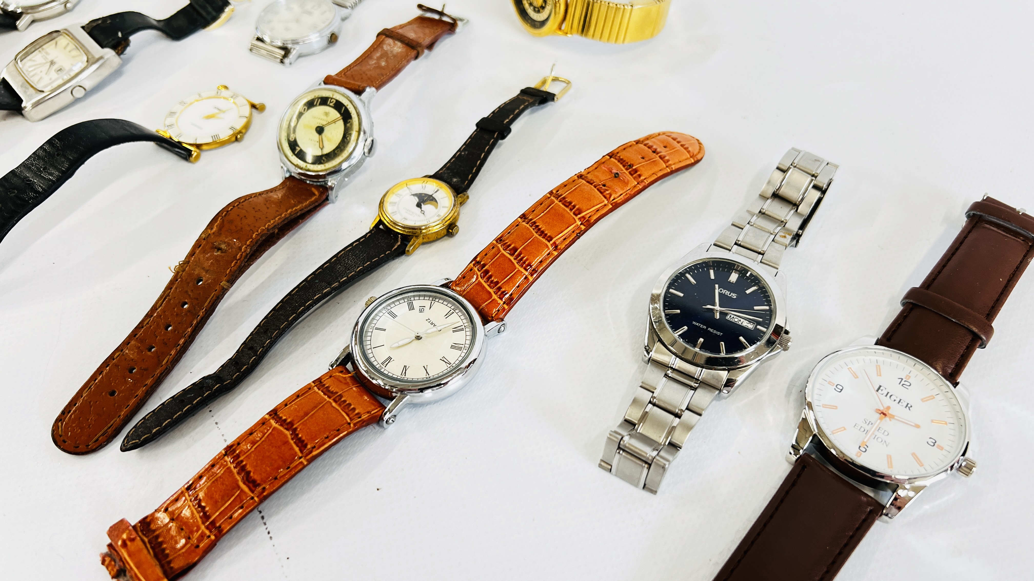 GROUP OF 17 GENT'S WRIST WATCHES TO INCLUDE SEIKO, SEKONDA, CITIZEN ECO DRIVE ETC. - Image 3 of 4