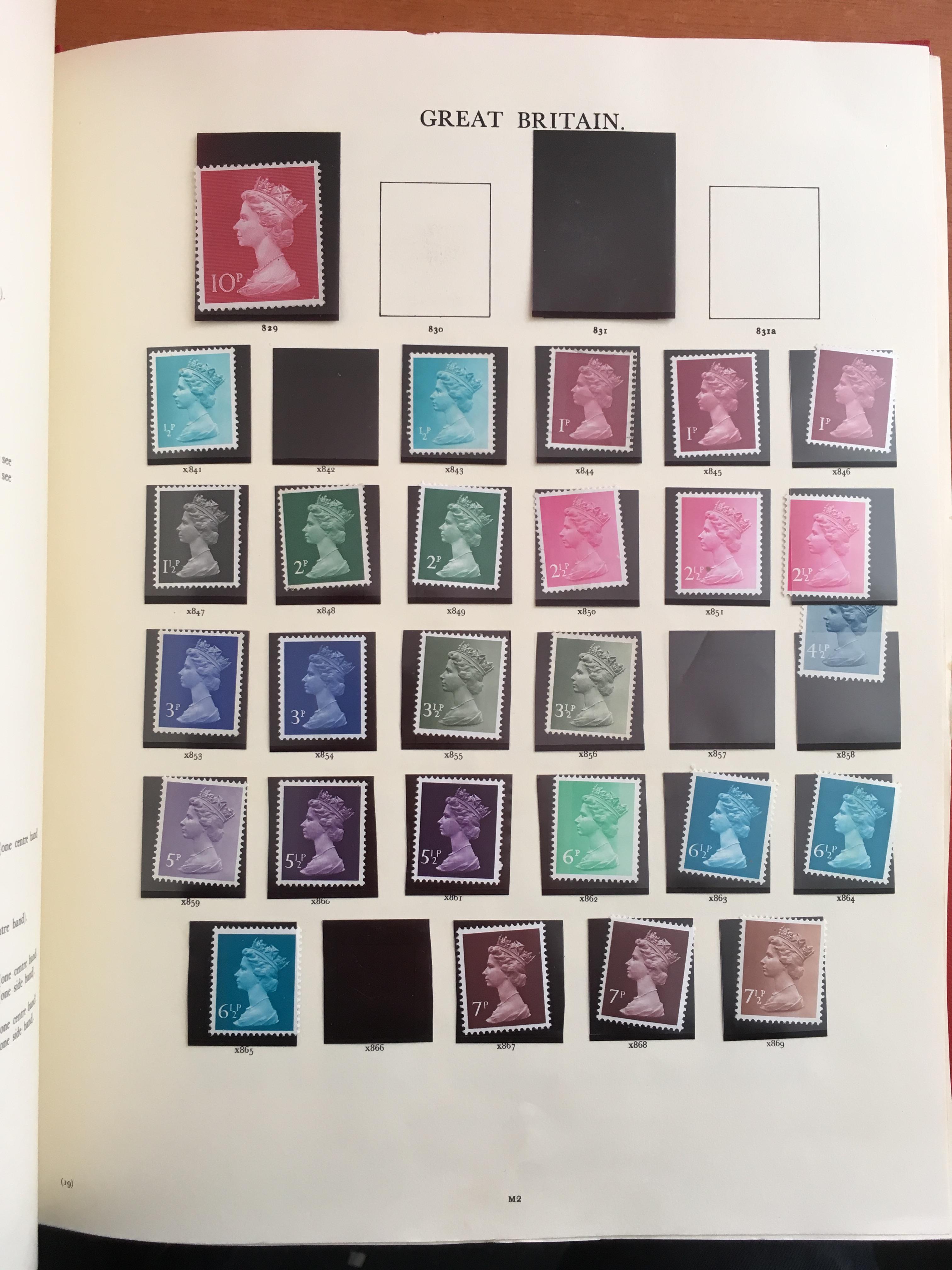 STAMPS: BOX WITH GB COLLECTIONS AND REMAINDERS IN TEN WINDSOR ALBUMS. - Image 14 of 49